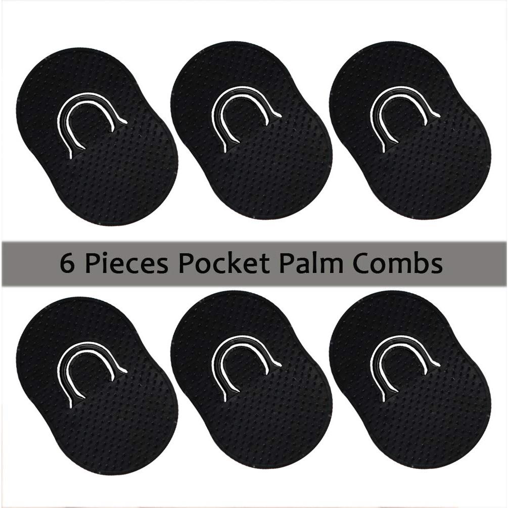 Set de 6 Cepillos de Palma Vandorla para Cabello Corto Hombre