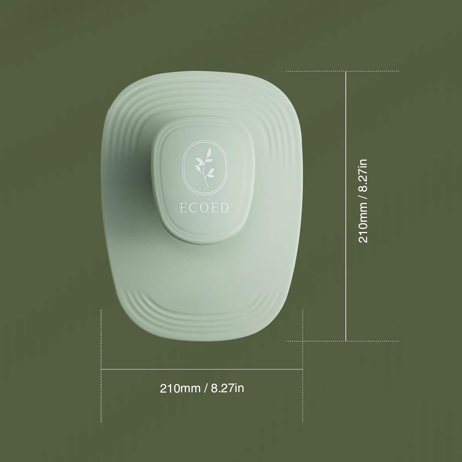 Cepillo de Champú Exfoliador Ecoed Verde para Cuero Cabelludo