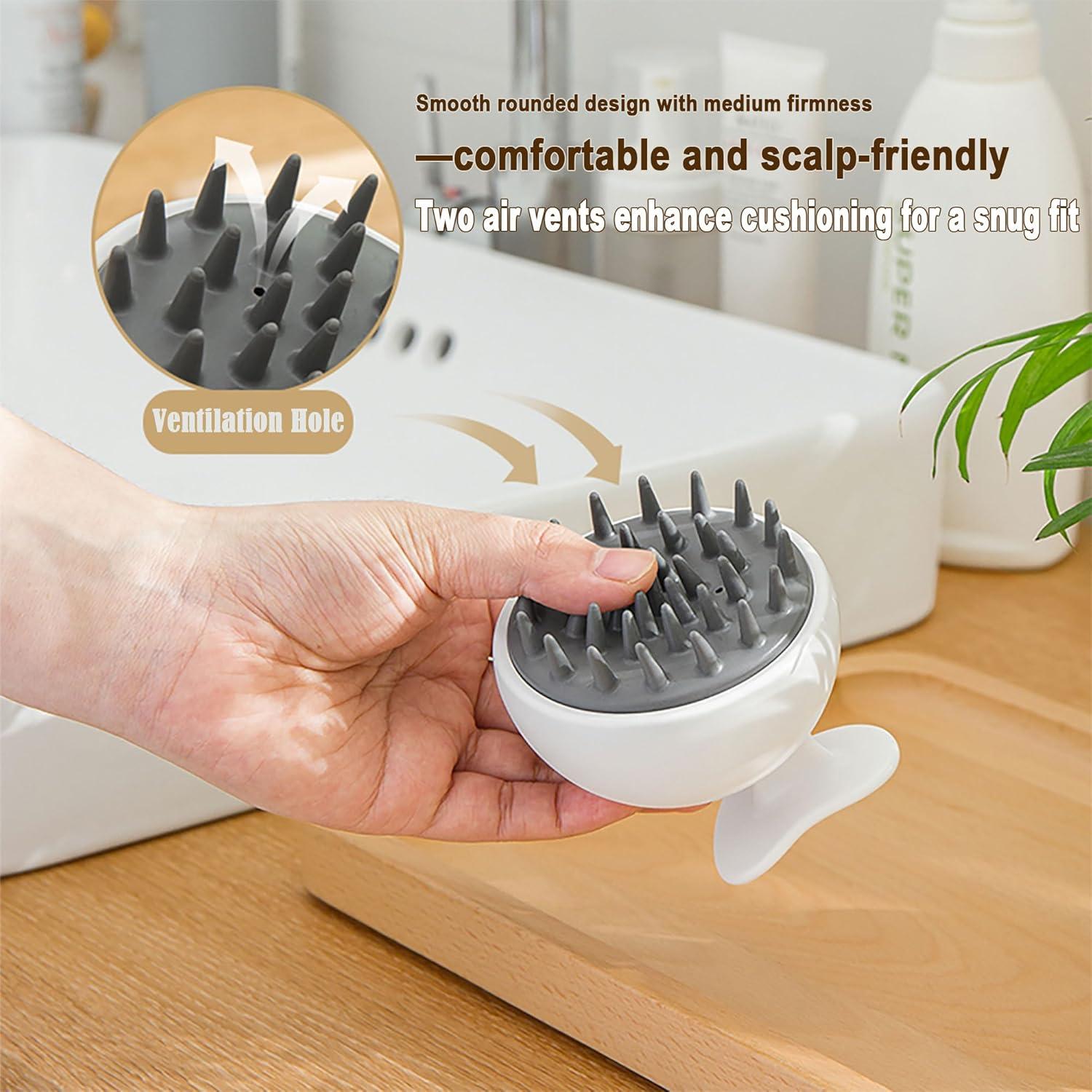 Paquete de 2 Masajeadores de Cuero Cabelludo cghceai 16.5cm