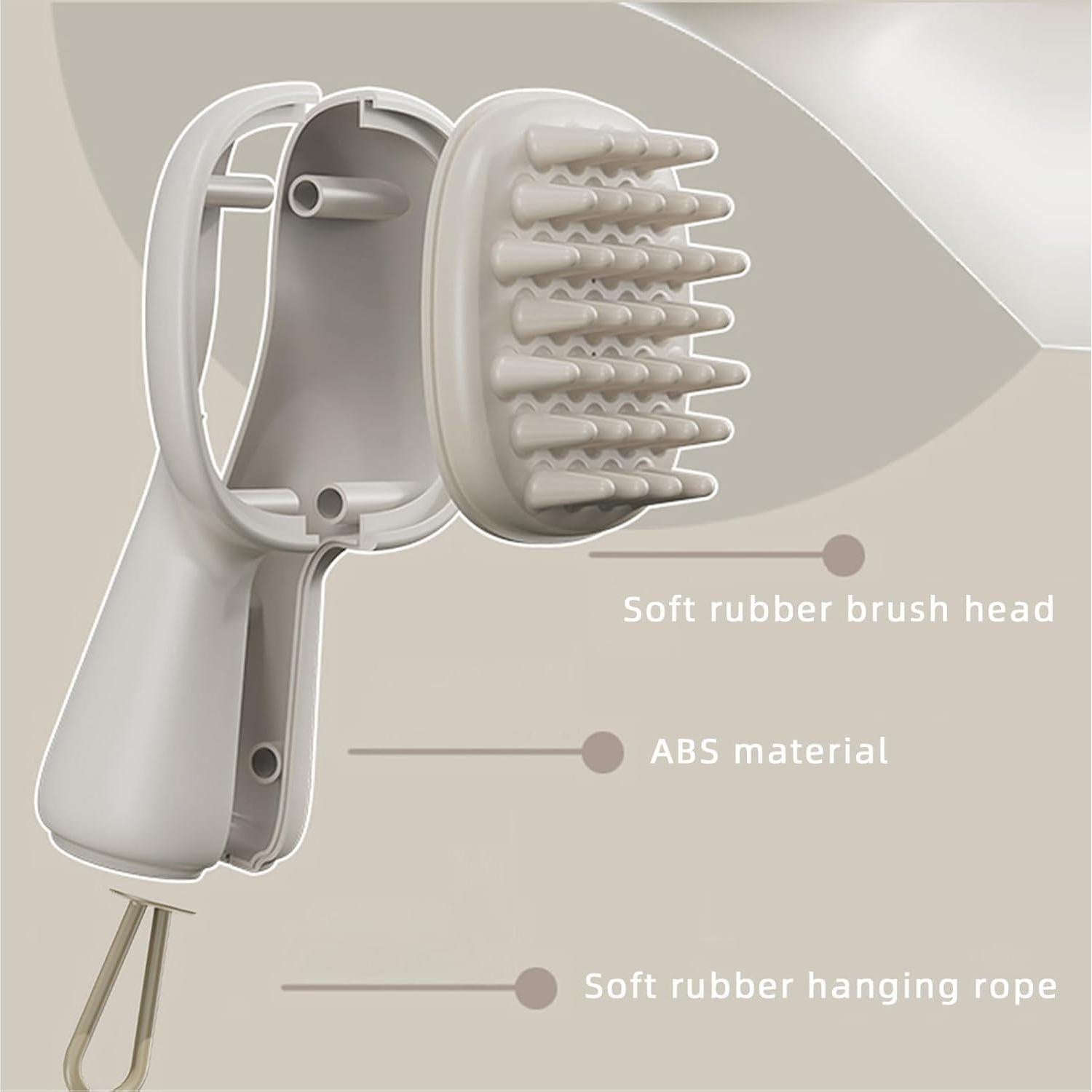 Masajeador y Exfoliador de Cuero Cabelludo HADADER 16cm