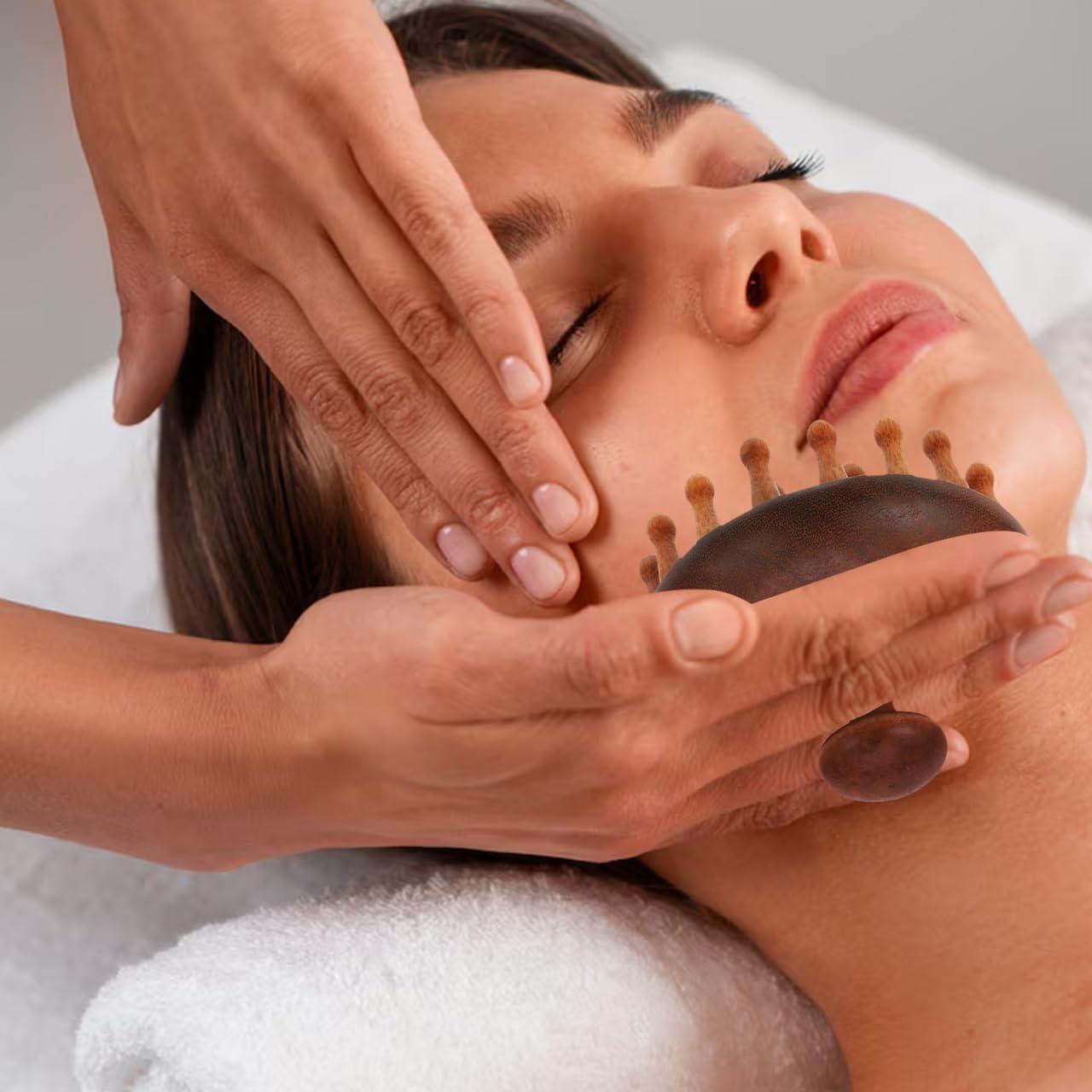 Peine de Madera de Sándalo Gatuida - Masajeador de Cuero Cabelludo