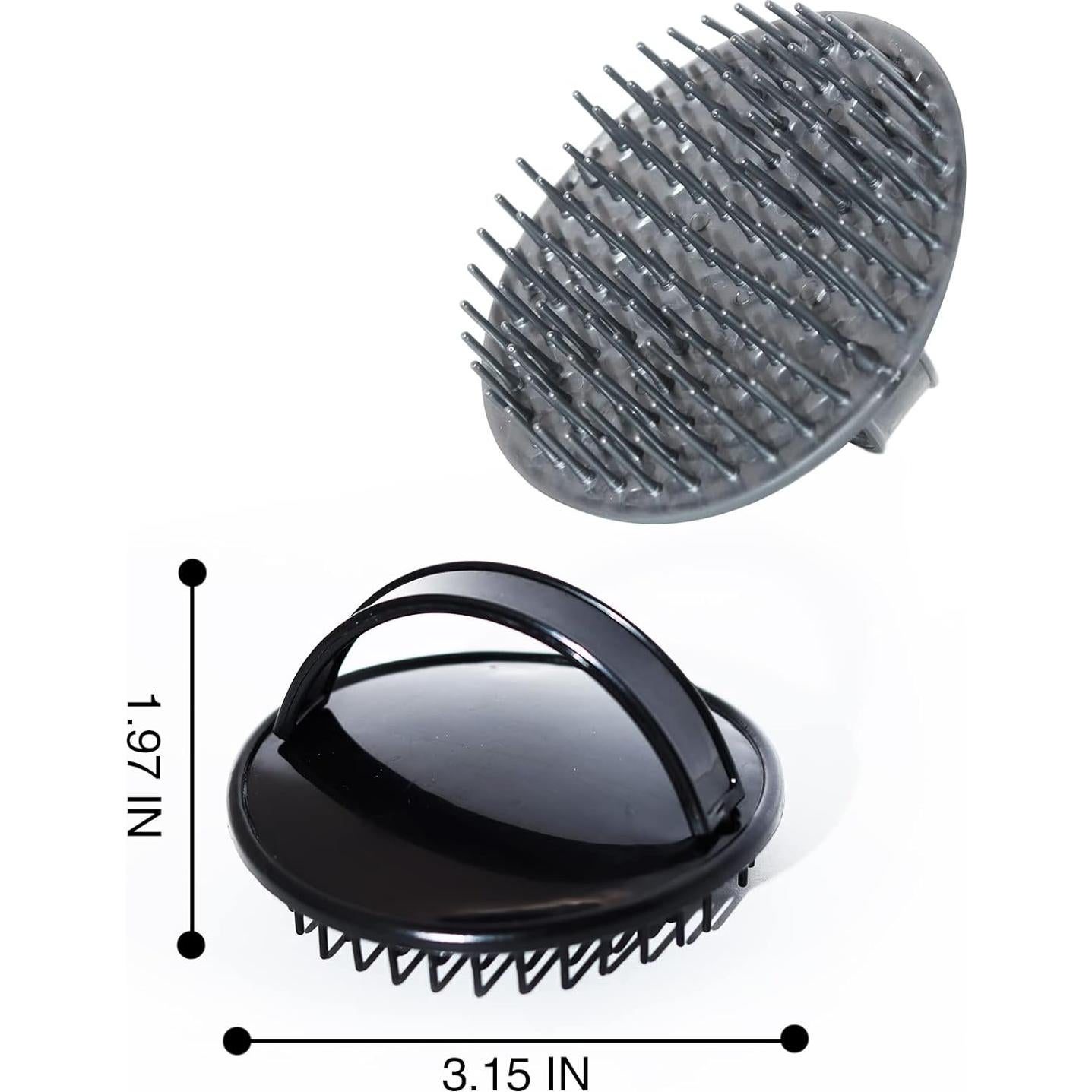 2 Cepillos de Masaje del Cuero Cabelludo Silicona MOGALY