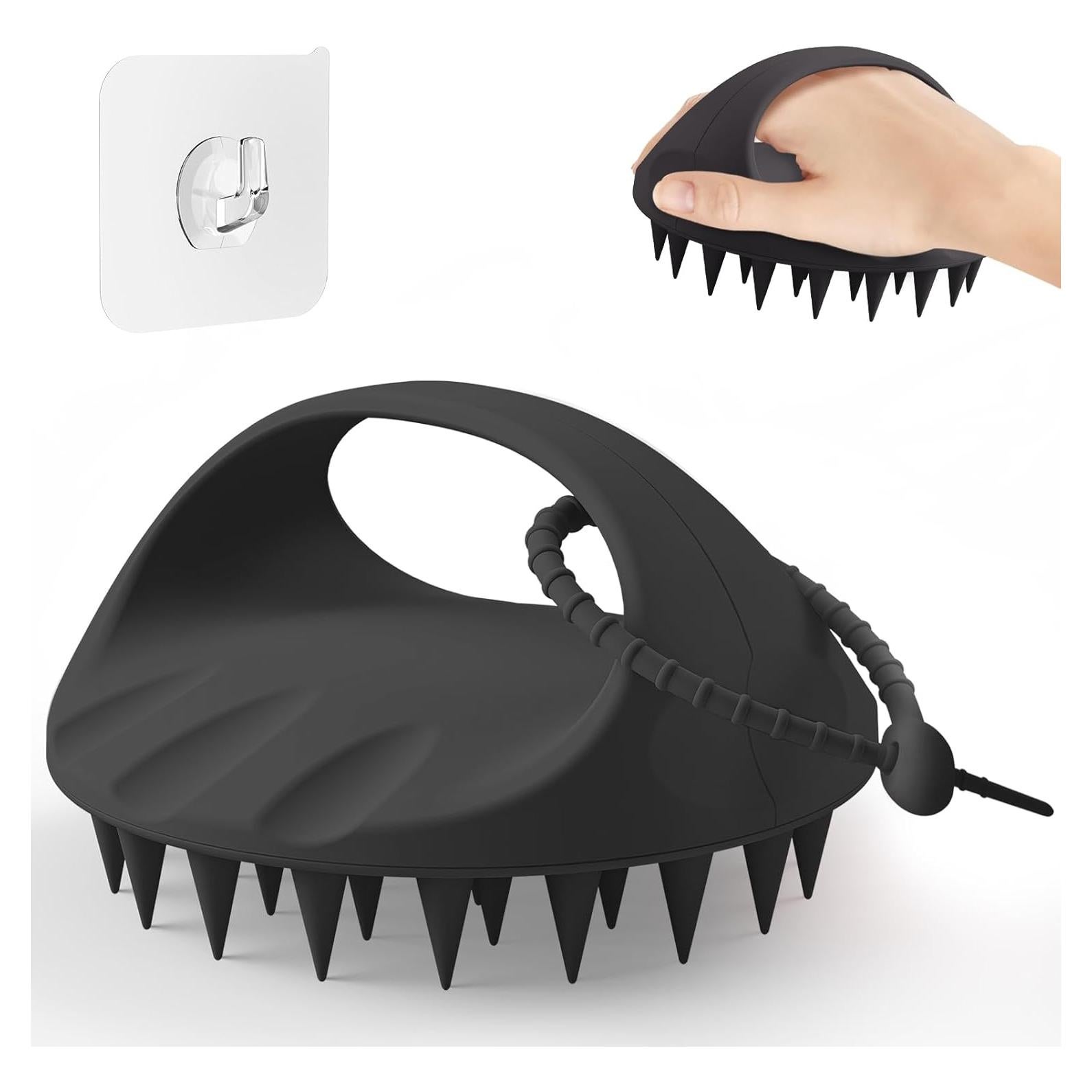 Masajeador de Cuero Cabelludo Manmihealth Silicona Grande 10.5cm