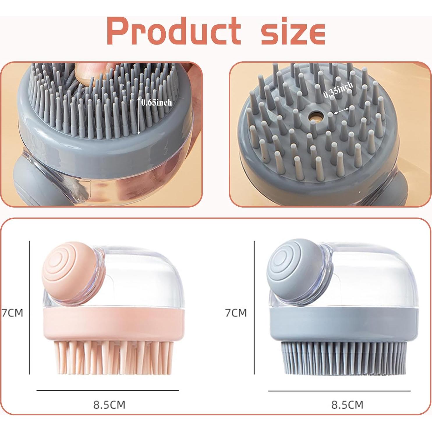 Masajeador de Cuero Cabelludo 2 en 1 Zinmilin con Dispensador