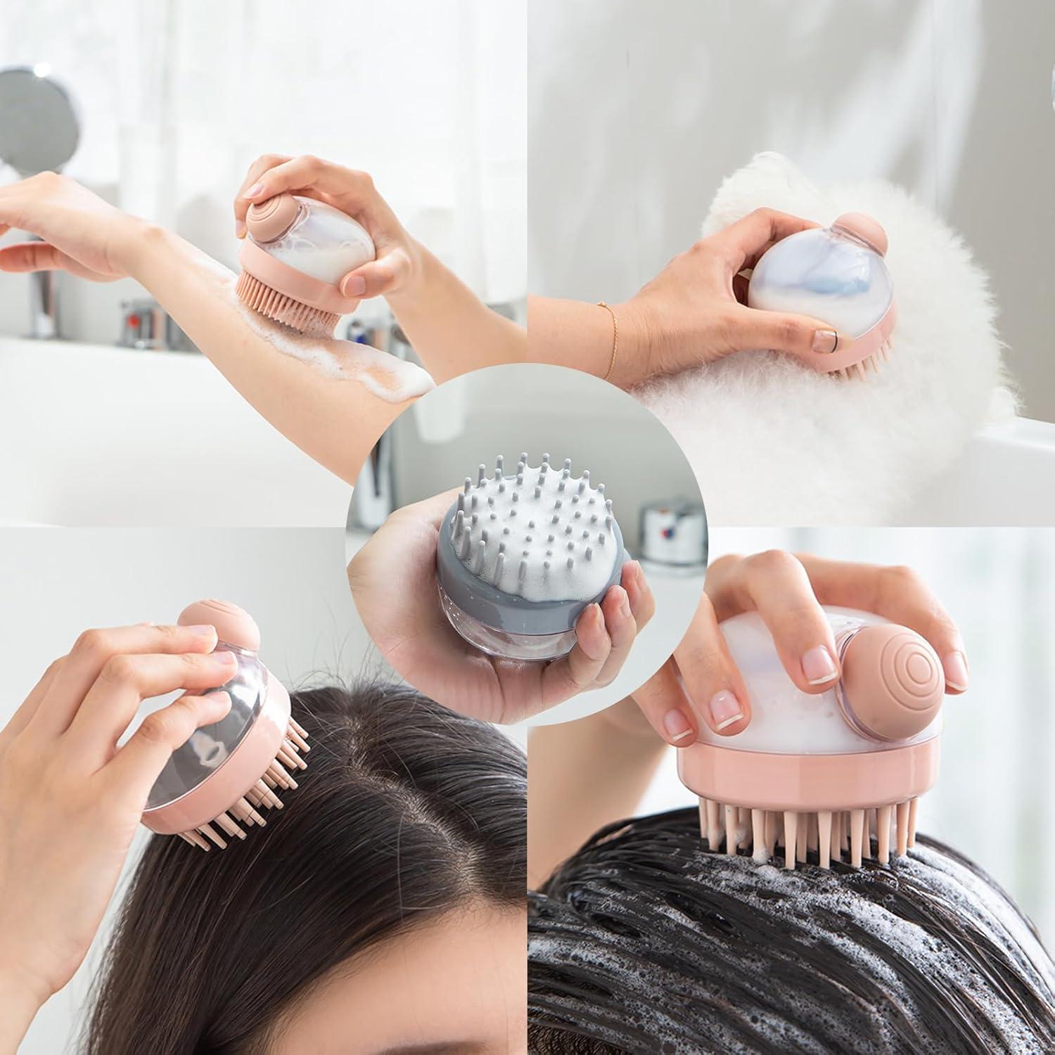 Masajeador de Cuero Cabelludo 2 en 1 Zinmilin con Dispensador