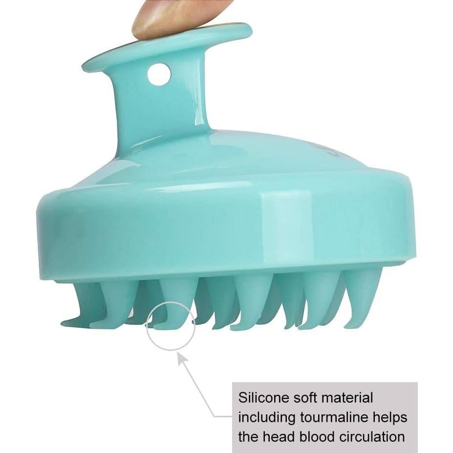 Cepillo Masajeador de Cuero Cabelludo Seneme SH0001 - Silicona Suave
