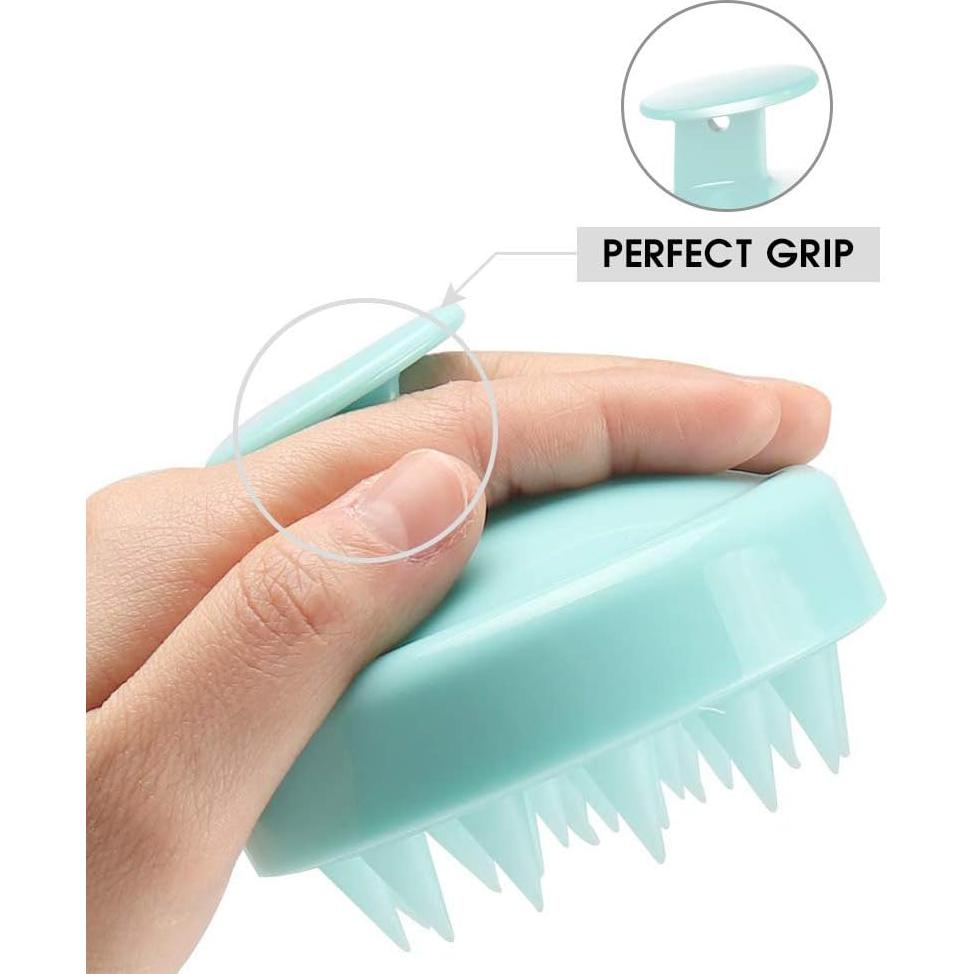 Cepillo Masajeador de Cuero Cabelludo Seneme SH0001 - Silicona Suave