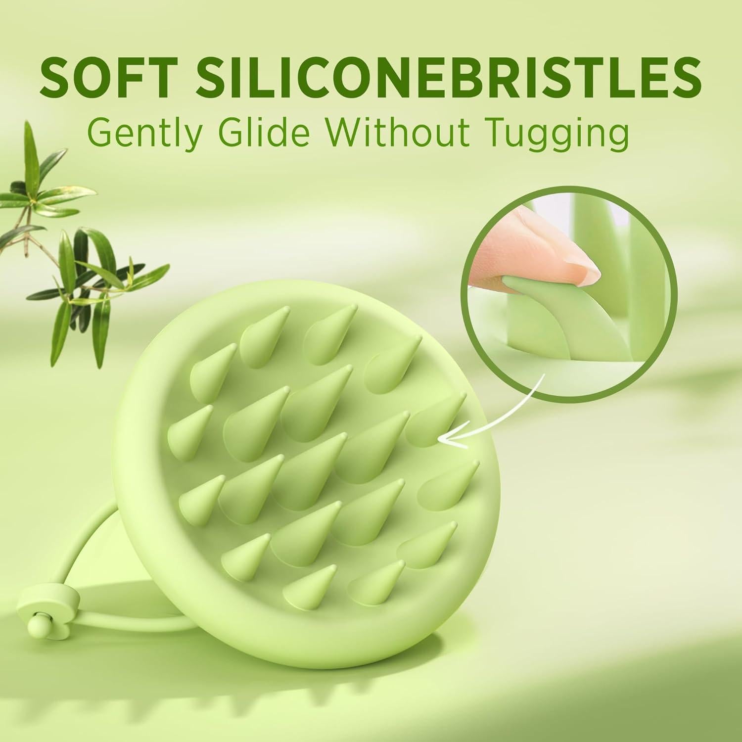 Cepillo Masajeador de Cuero Cabelludo Roycederm - Silicona Suave