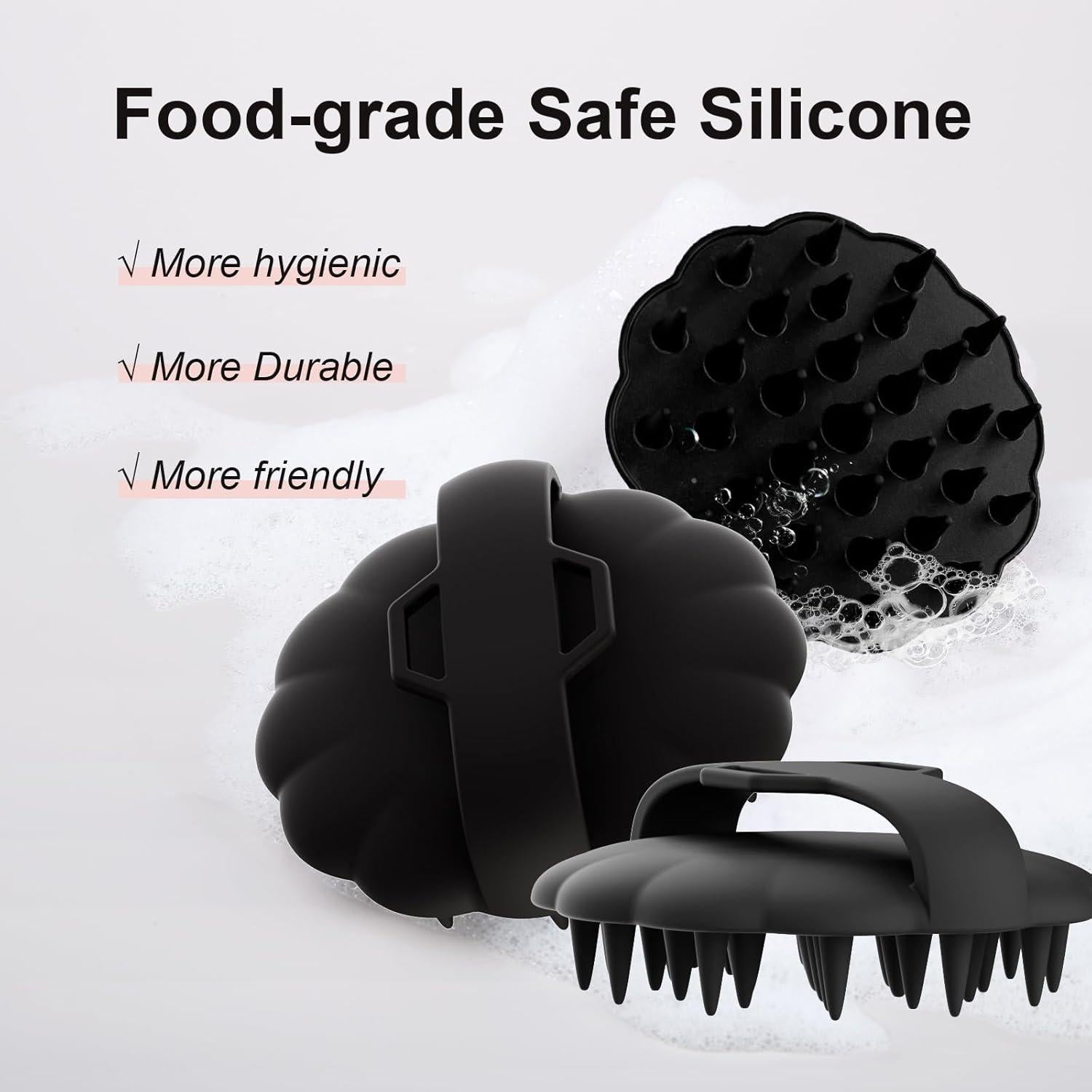 Cepillo de Masaje para Cuero Cabelludo OsiKin - Silicona Suave