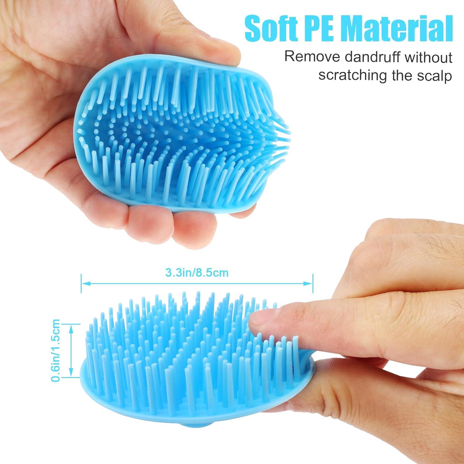 Cepillo Exfoliador de Cuero Cabelludo NICEMOVIC - Paquete de 4