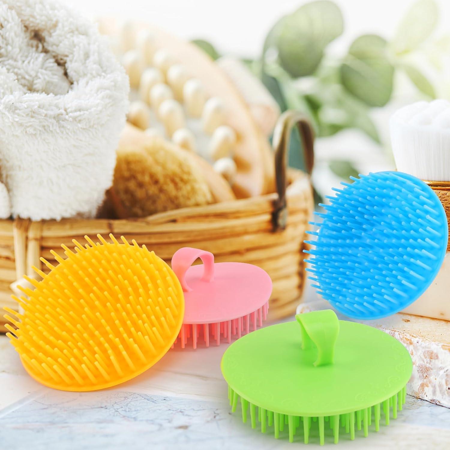 Cepillo Exfoliador de Cuero Cabelludo NICEMOVIC - Paquete de 4