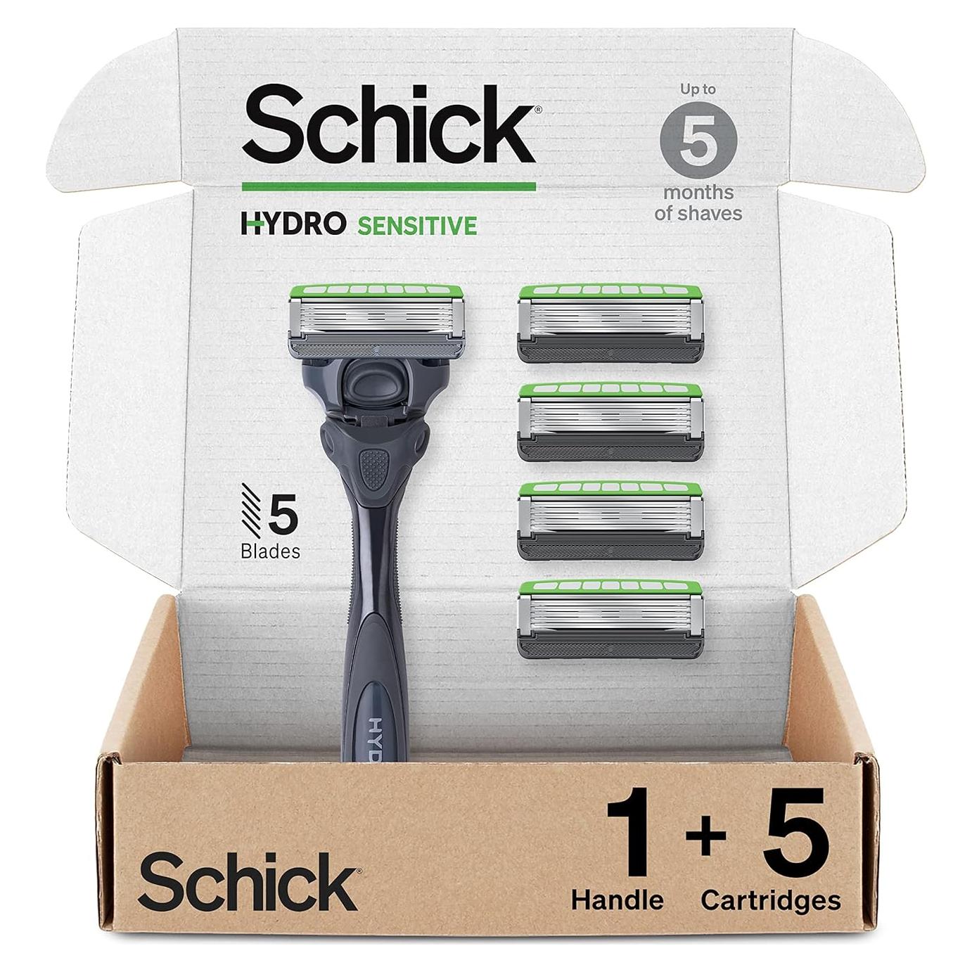 Razor Schick Hydro 5 para Piel Sensible - 1 Cuenta