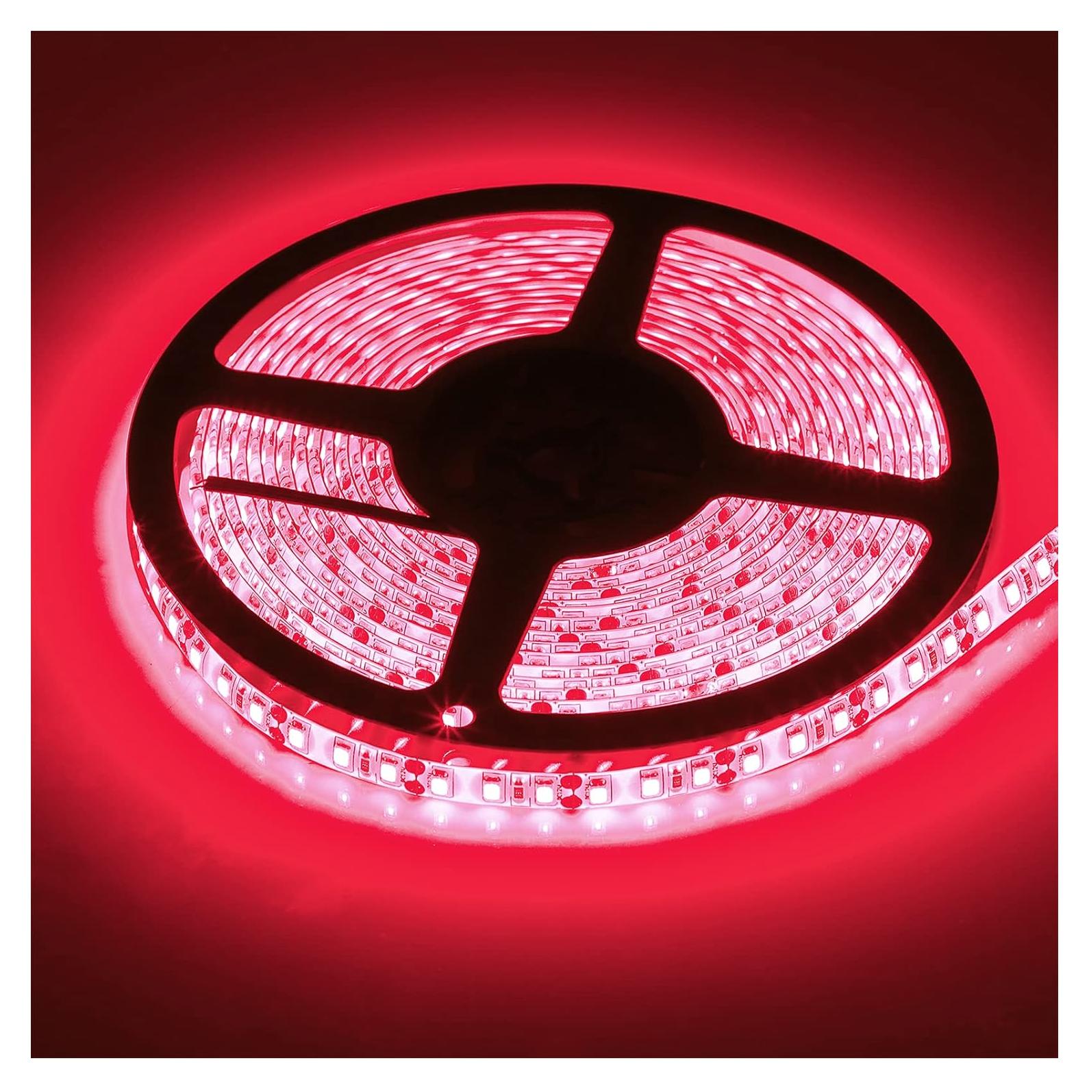 Tira de luces LED roja impermeable SUPERNIGHT 600 LEDs 5m