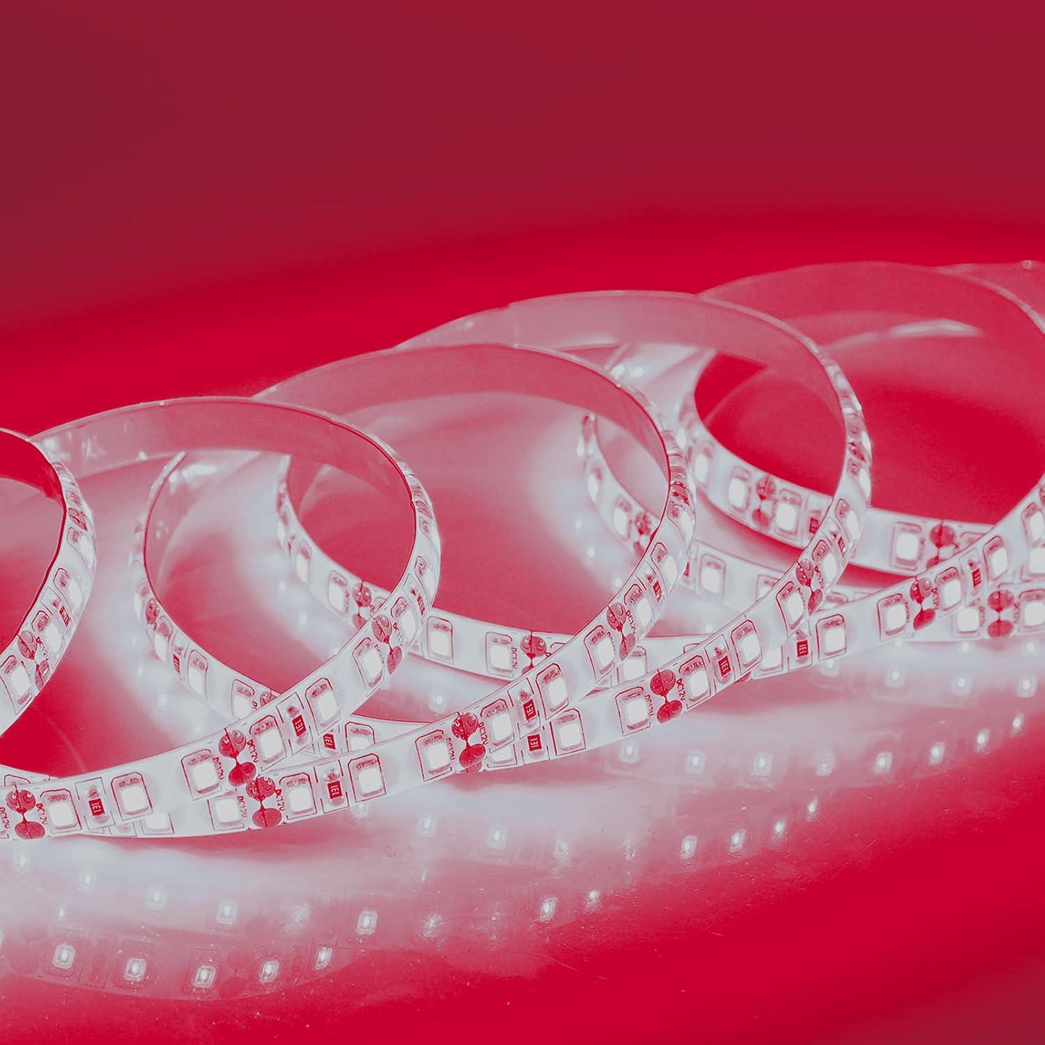 Tira de luces LED roja impermeable SUPERNIGHT 600 LEDs 5m