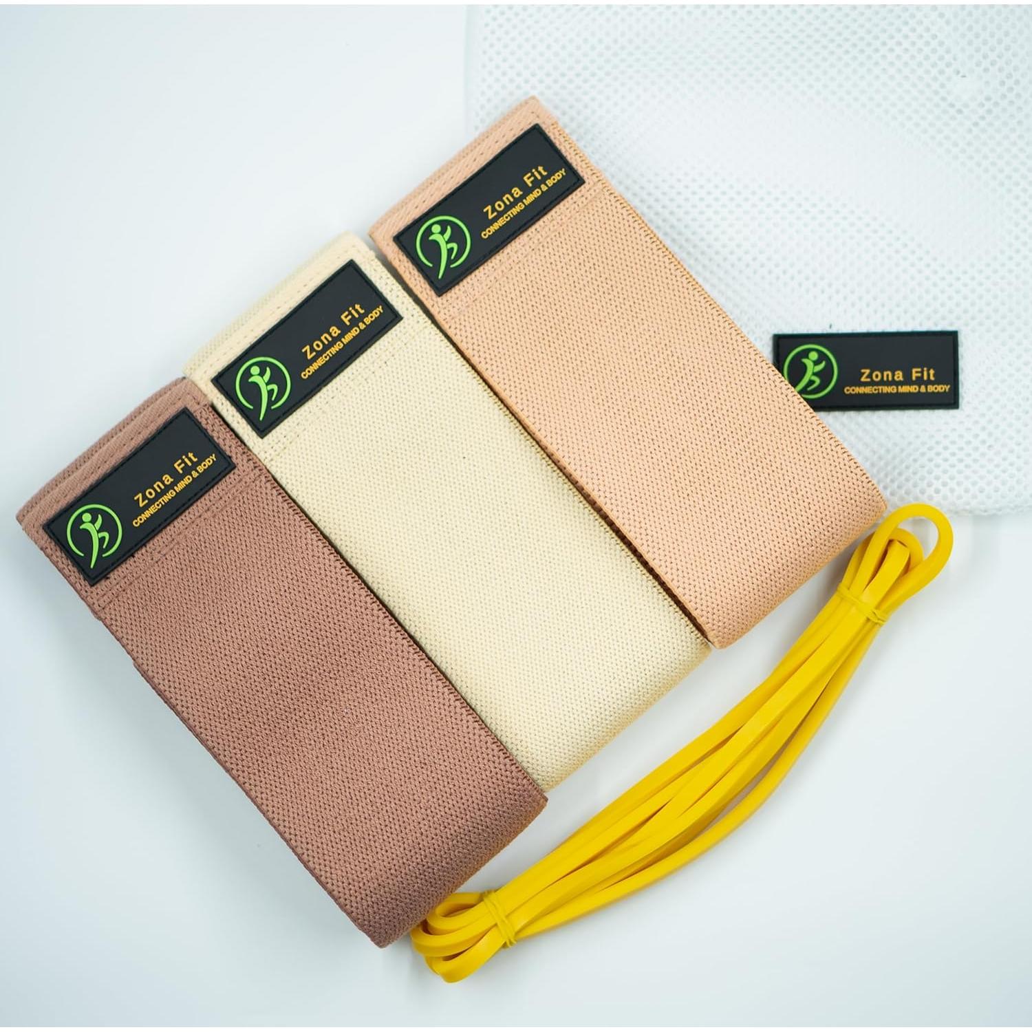 Juego de Bandas de Resistencia Zona Fit - Antideslizantes, Ajustables