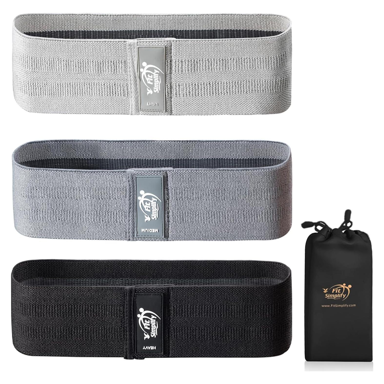 Conjunto de 3 Bandas de Resistencia Antideslizantes Fit Simplify