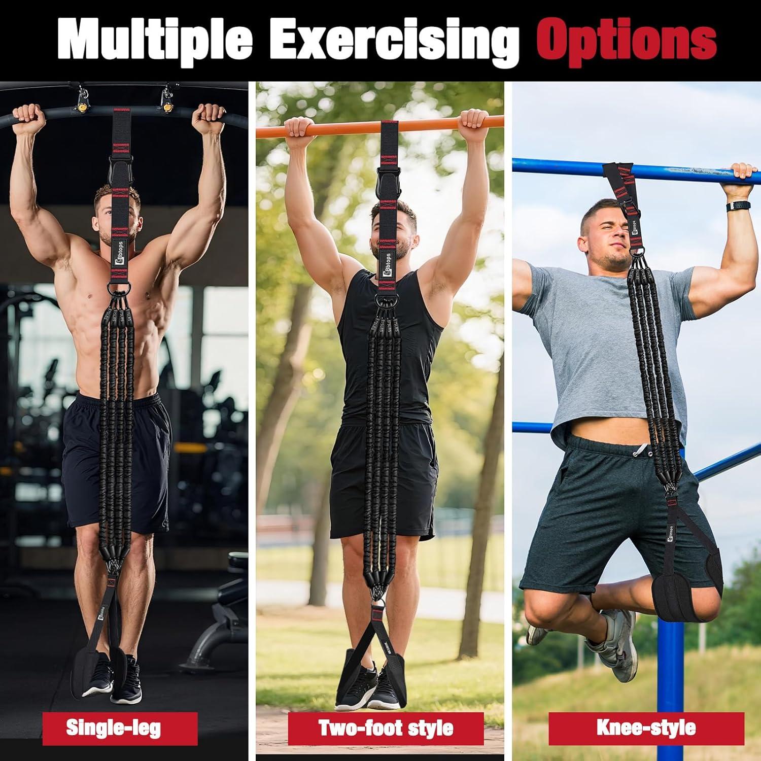 Set de Bandas de Asistencia para Pull Up Bbtops - 4 Bandas Ajustables