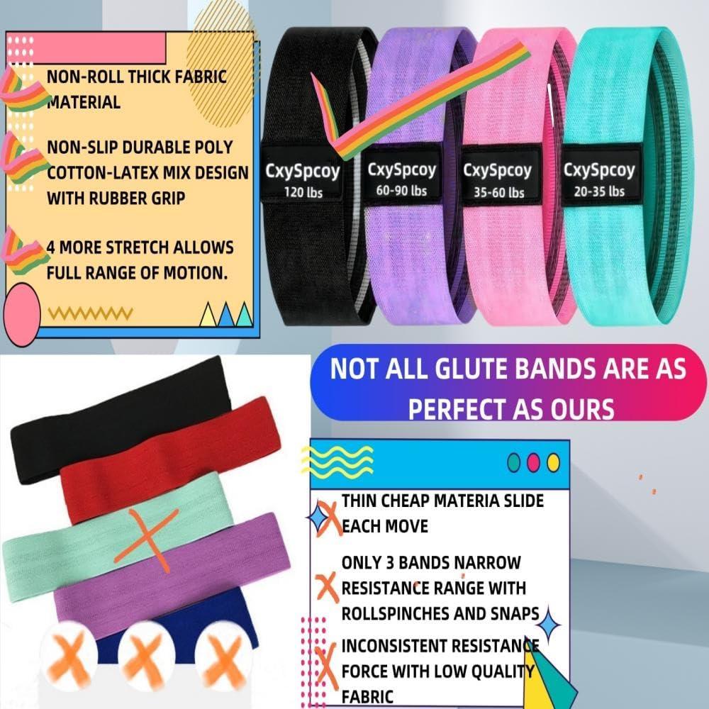 Bandas de Resistencia CxySpcoy 4 Niveles para Ejercicio