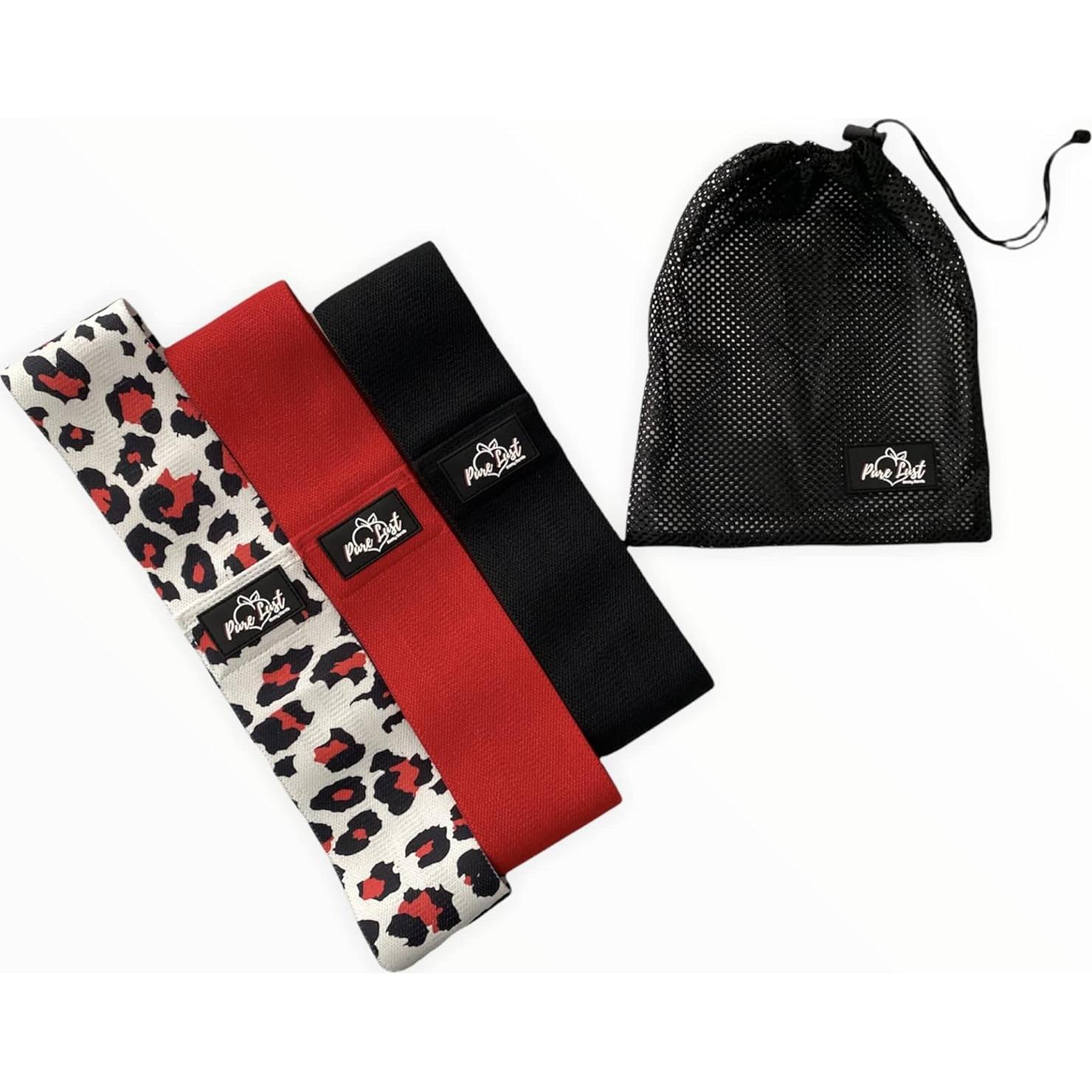 Set de 3 Bandas de Glúteo Pure Lust - Resistencia Ligera, Media y Pesada