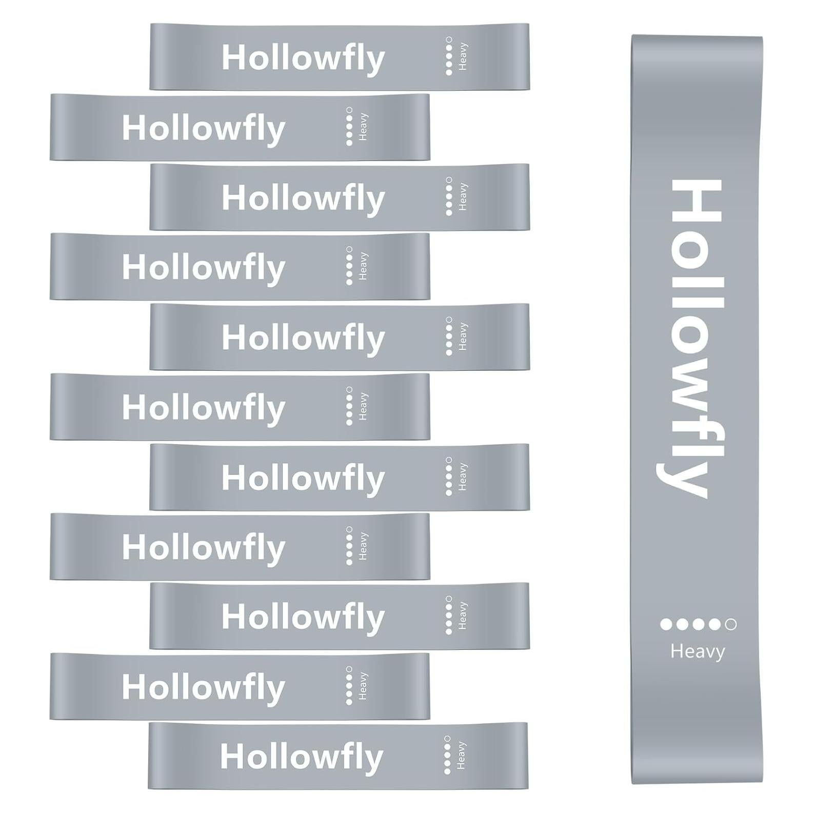 12 Bandas de Resistencia Hollowfly de Láttex Antideslizantes