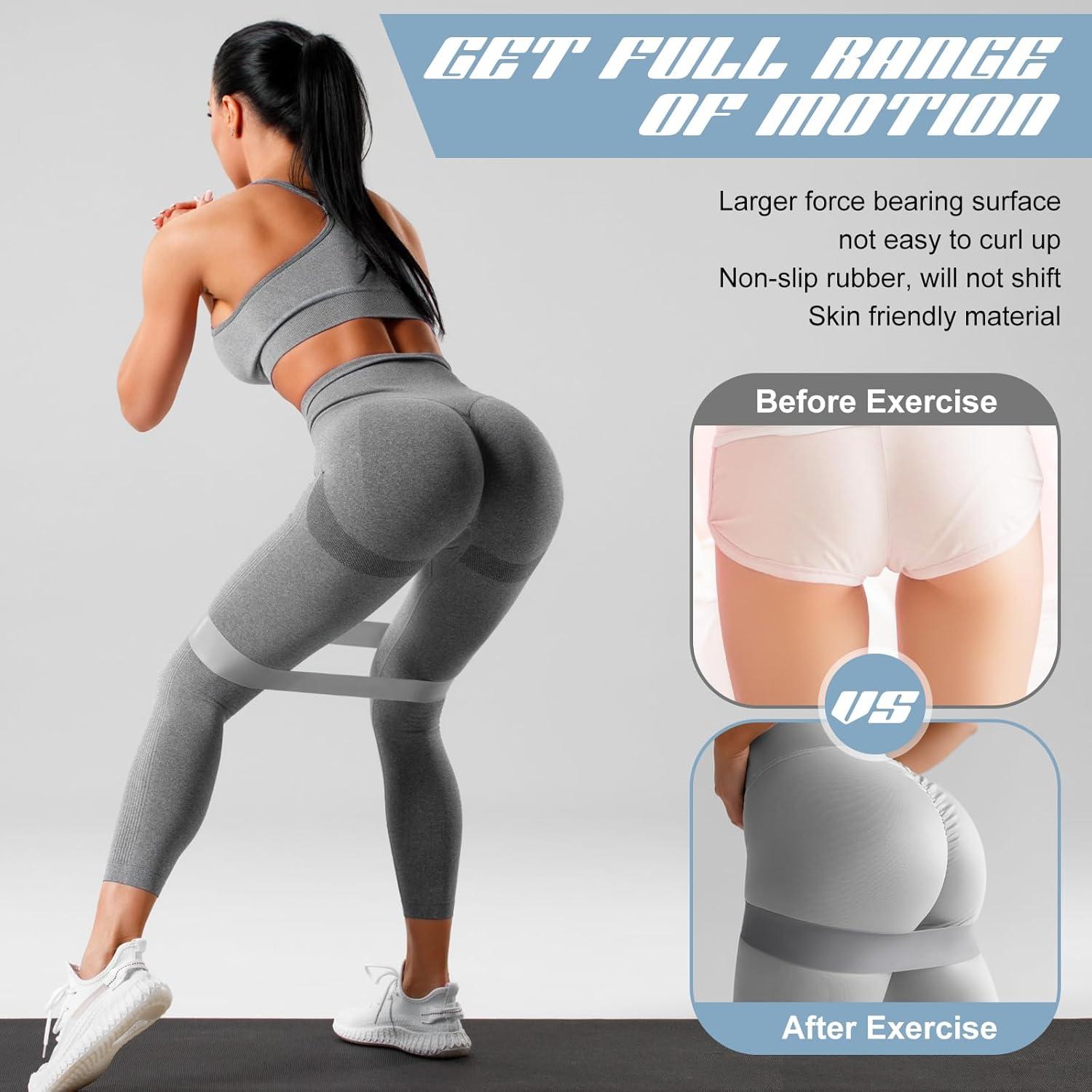 12 Bandas de Resistencia Hollowfly de Láttex Antideslizantes