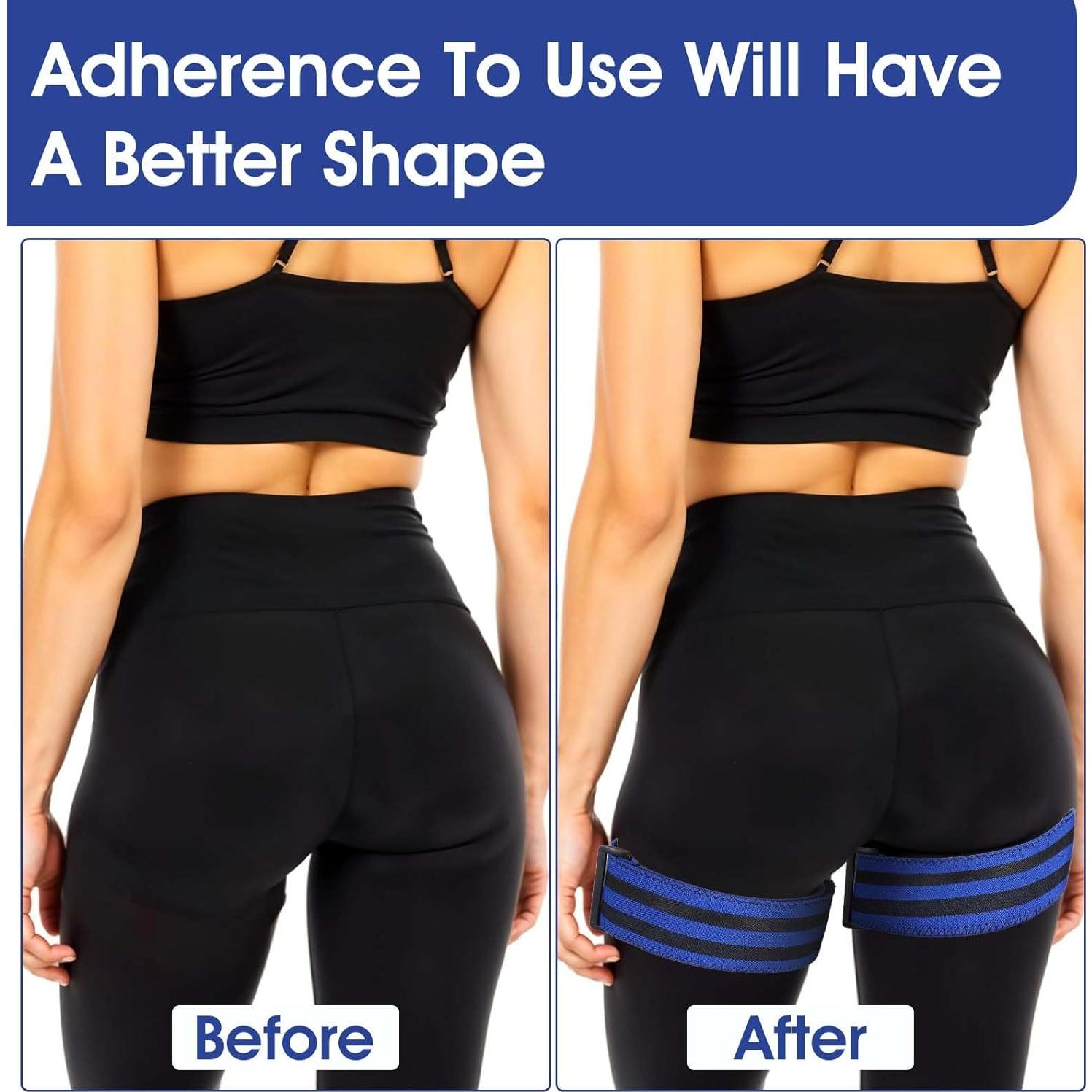 Paquete de 2 Bandas de Restricción de Flujo Sanguíneo Hpmjz 80x5cm