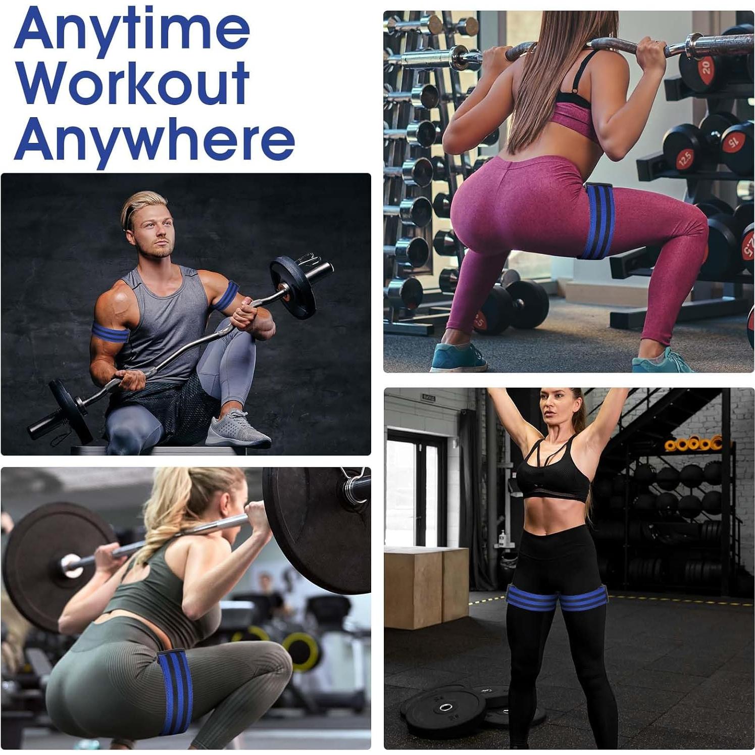 Paquete de 2 Bandas de Restricción de Flujo Sanguíneo Hpmjz 80x5cm