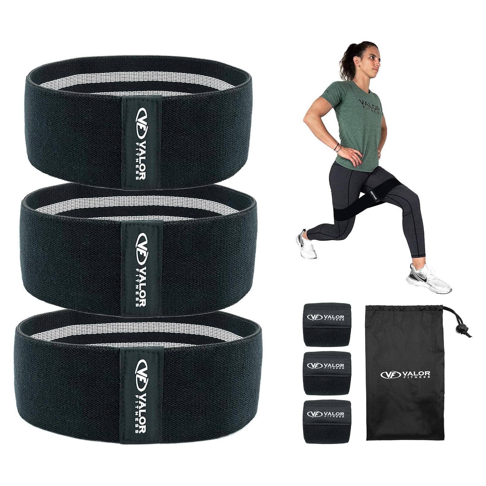 Bandas de Cadera Valor Fitness - 3 Niveles de Resistencia