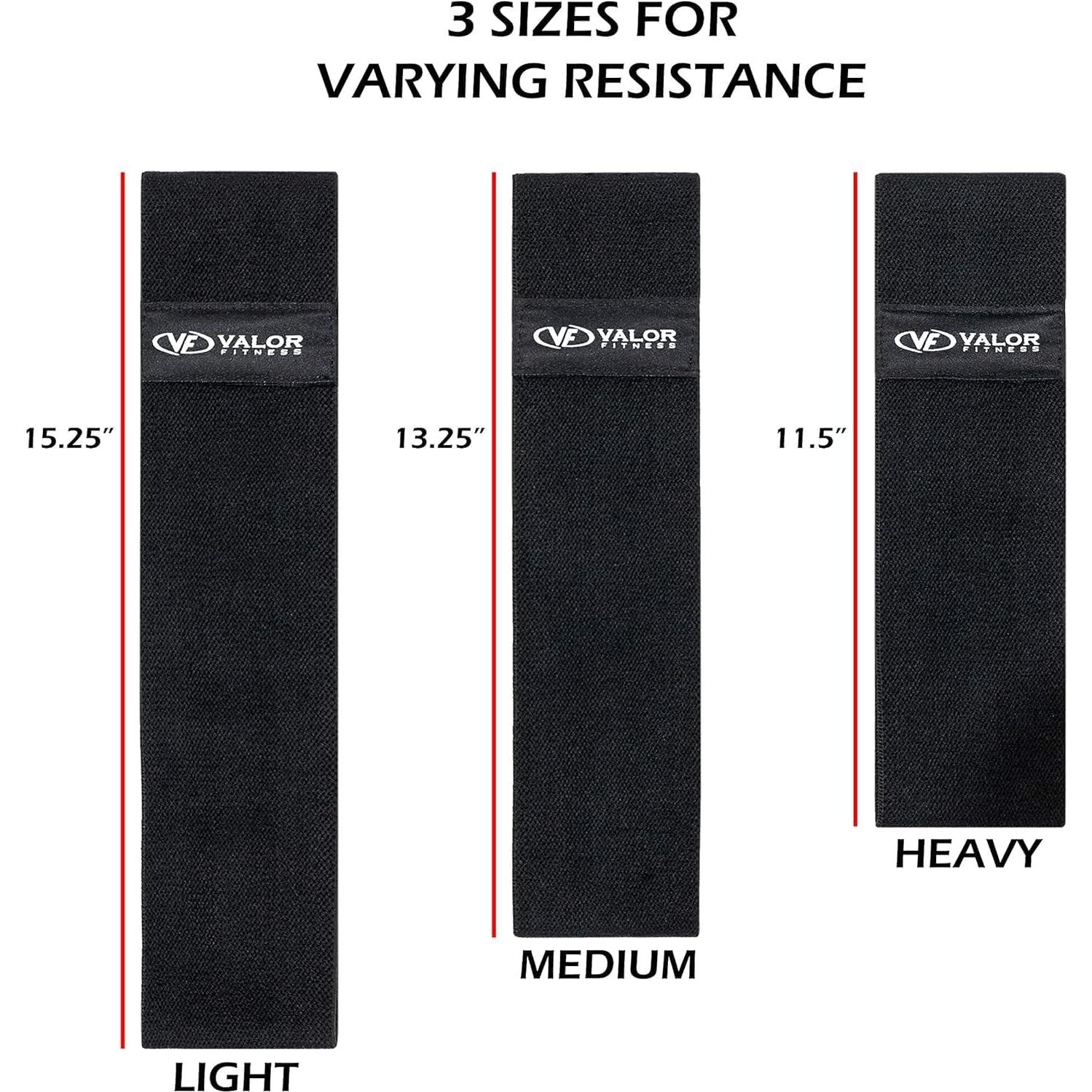 Bandas de Cadera Valor Fitness - 3 Niveles de Resistencia