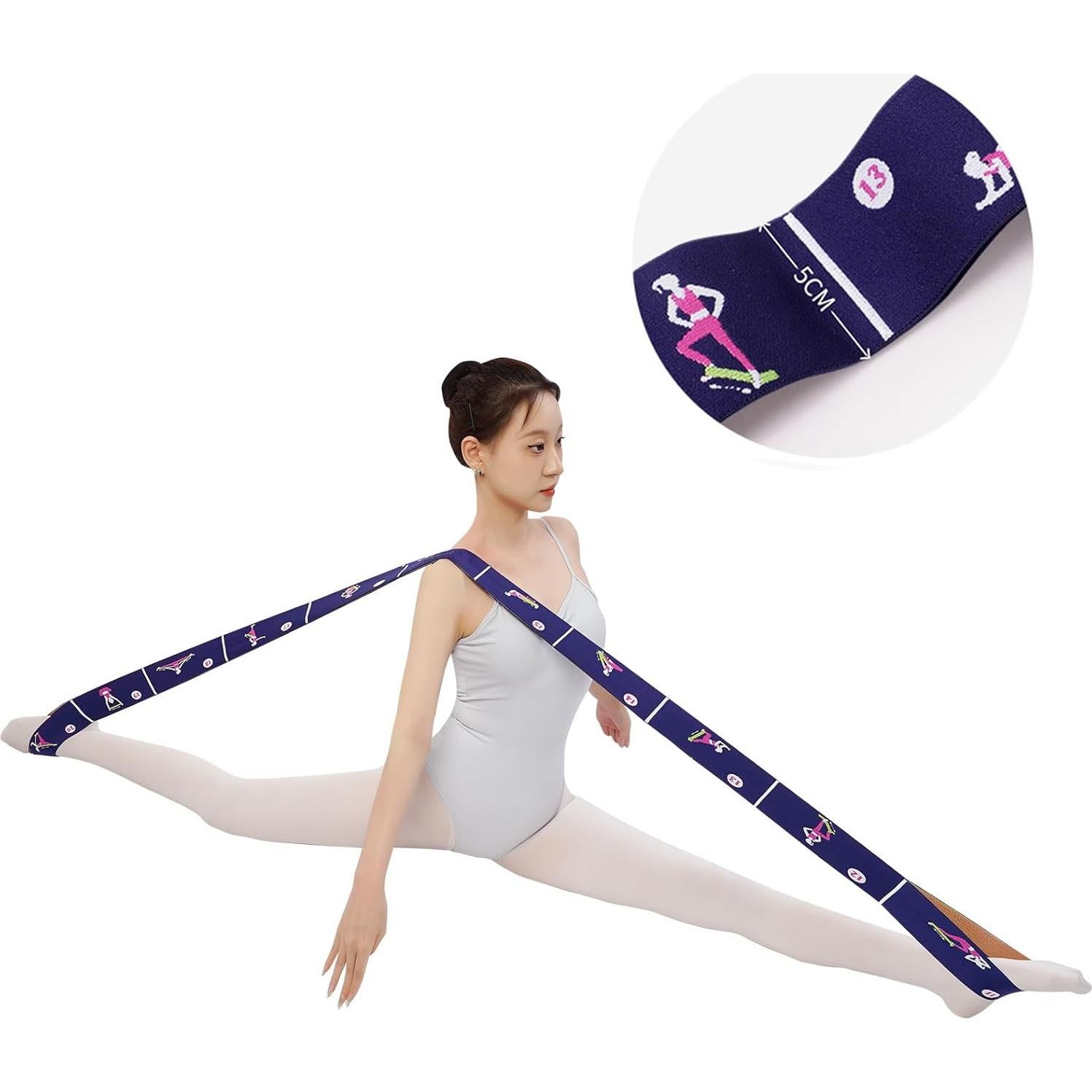 Banda de Resistencia Xensamy 11 Bucles Ajustable para Yoga