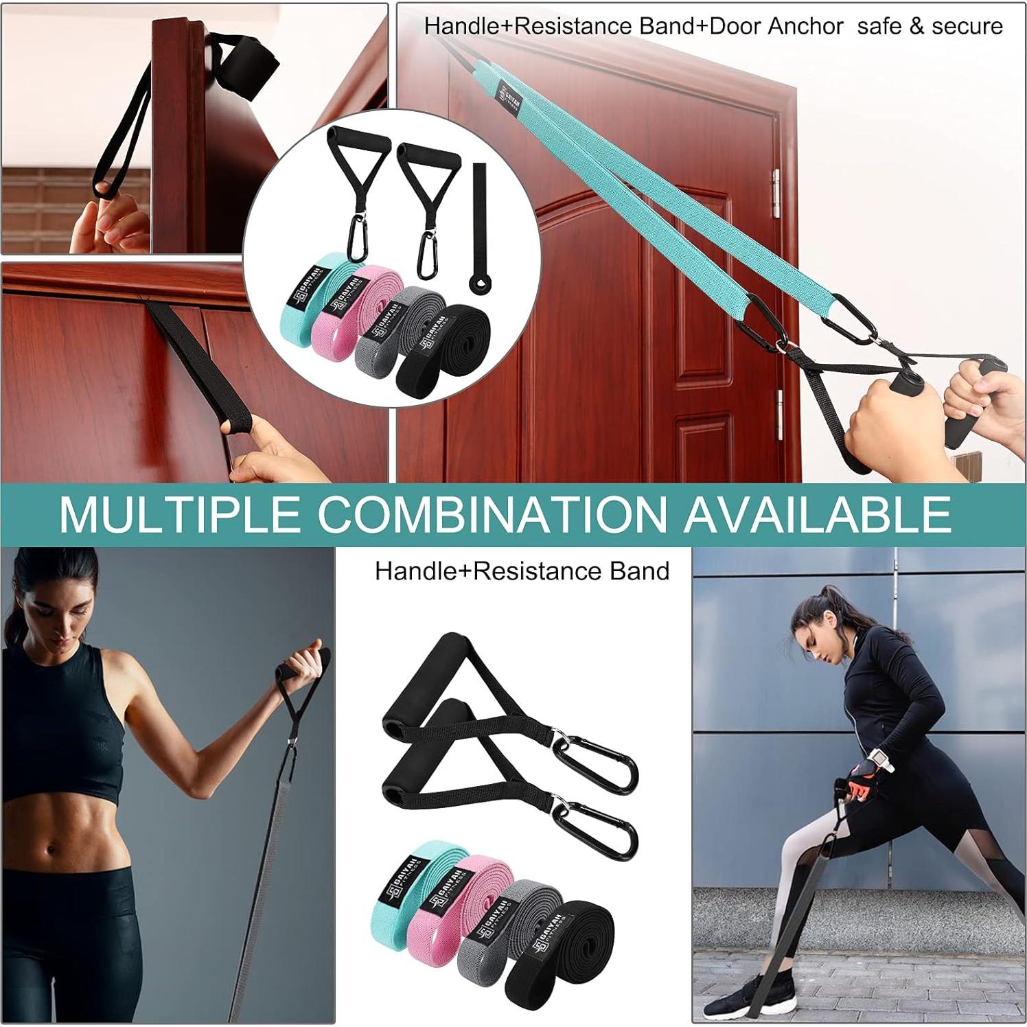 Bandas de Resistencia GAIYAH FITNESS - 4 Niveles para Ejercicio