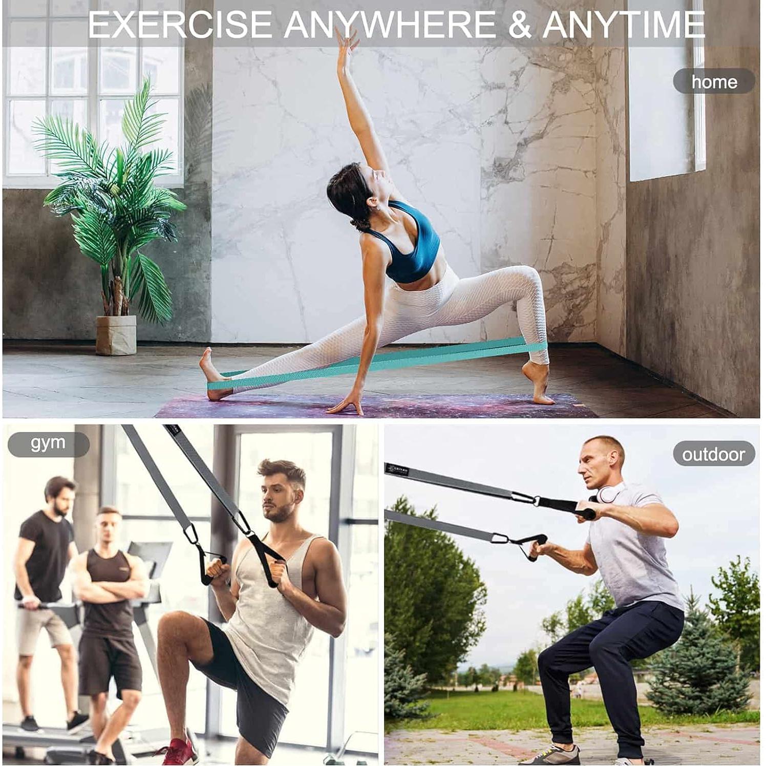 Bandas de Resistencia GAIYAH FITNESS - 4 Niveles para Ejercicio