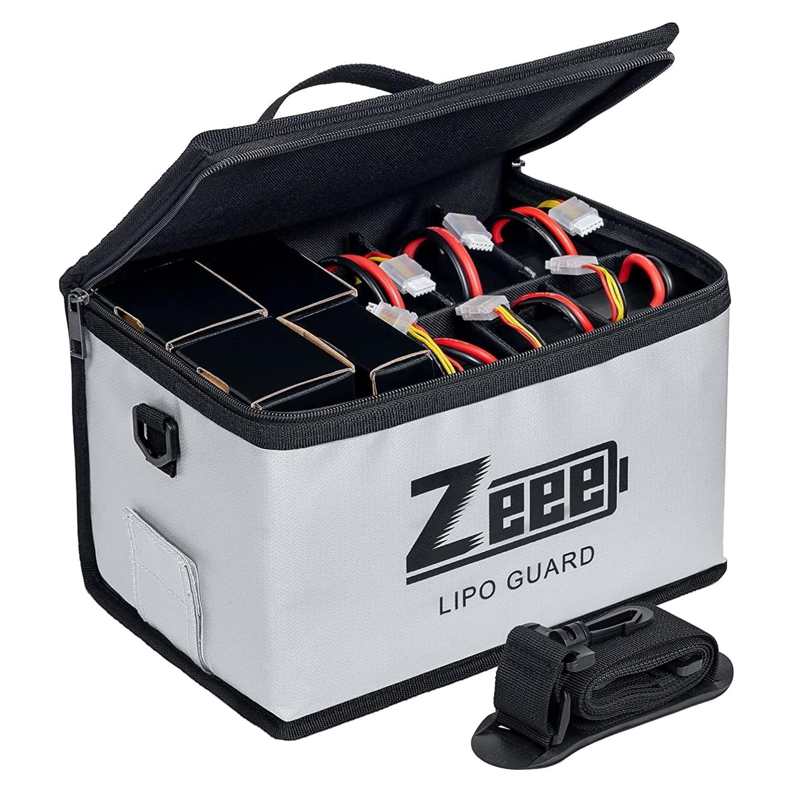Bolsa a Prueba de Fuego Zeee LiPo 10 Celdas 26.9x17x17 cm