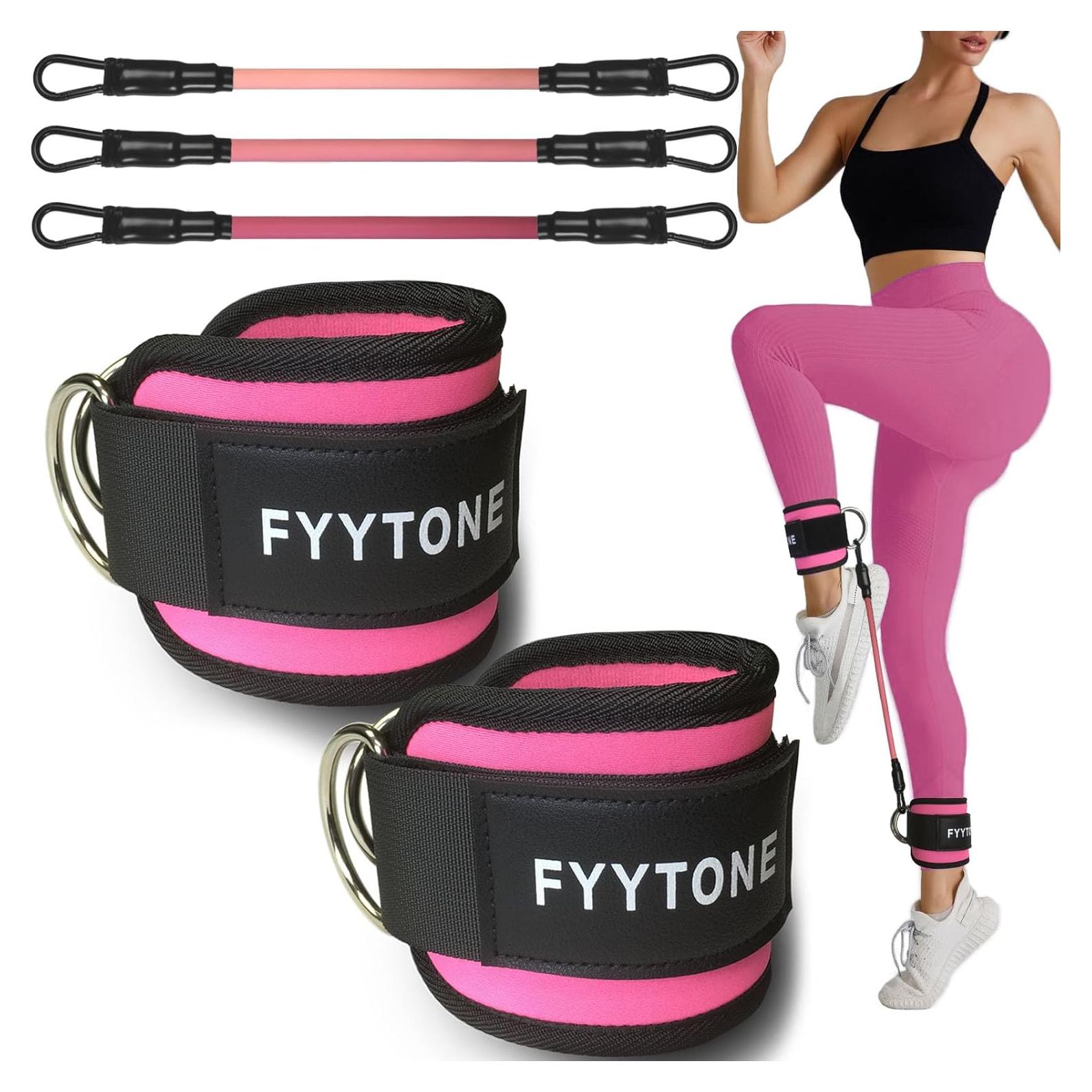 Bandas de Resistencia para Tobillos FYYTONE - Ejercicio Glúteos