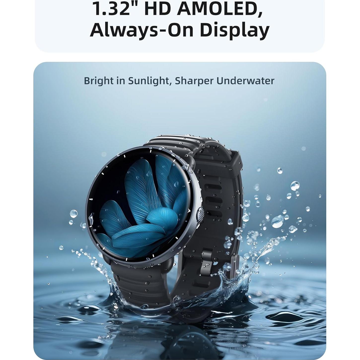 Reloj Inteligente Parsonver FitNova R1 5ATM Negro GPS AMOLED