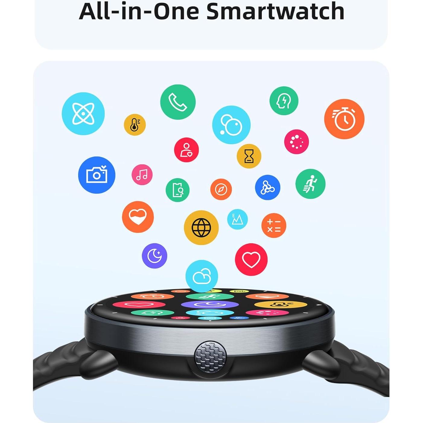 Reloj Inteligente Parsonver FitNova R1 5ATM Negro GPS AMOLED