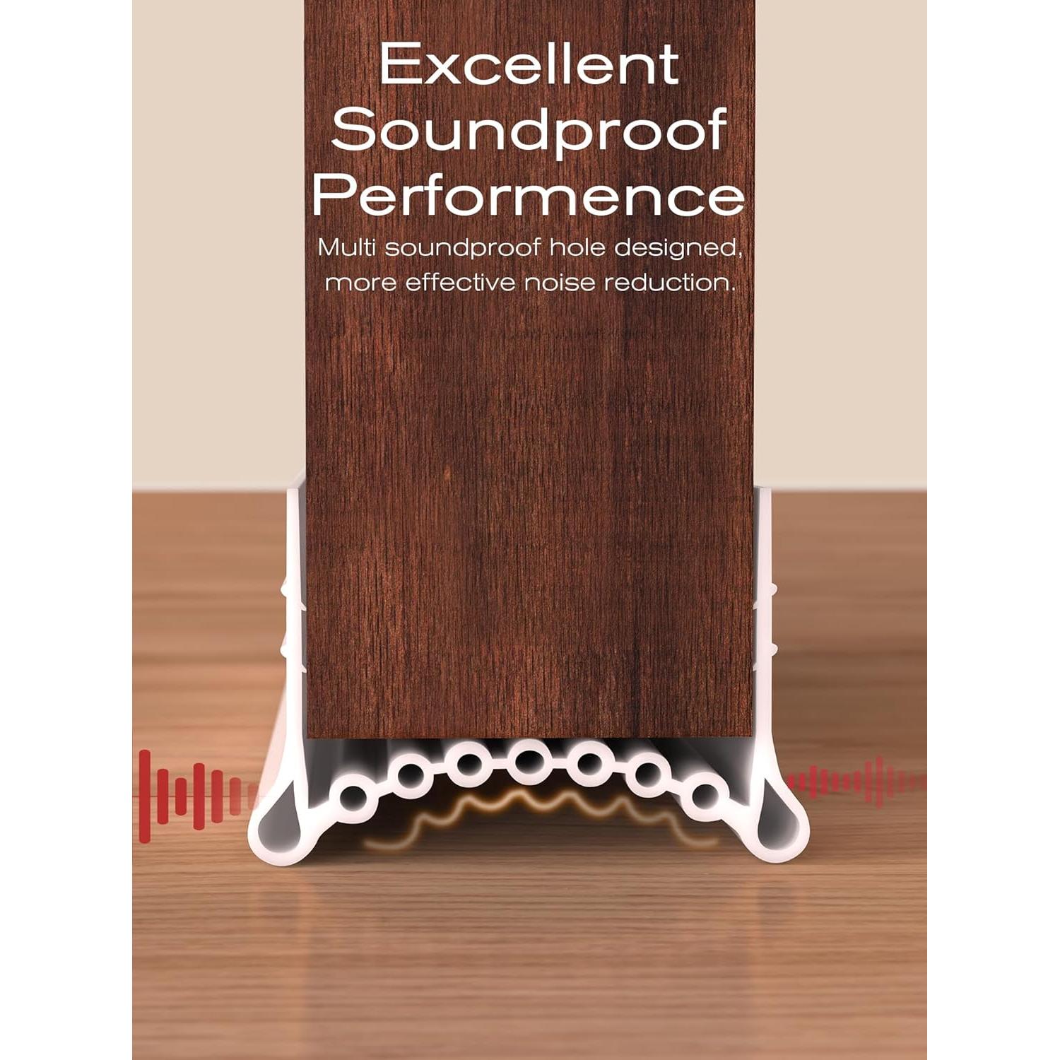 Sellador de Corrientes de Aire de Silicona SUNMON 1.01m Blanco