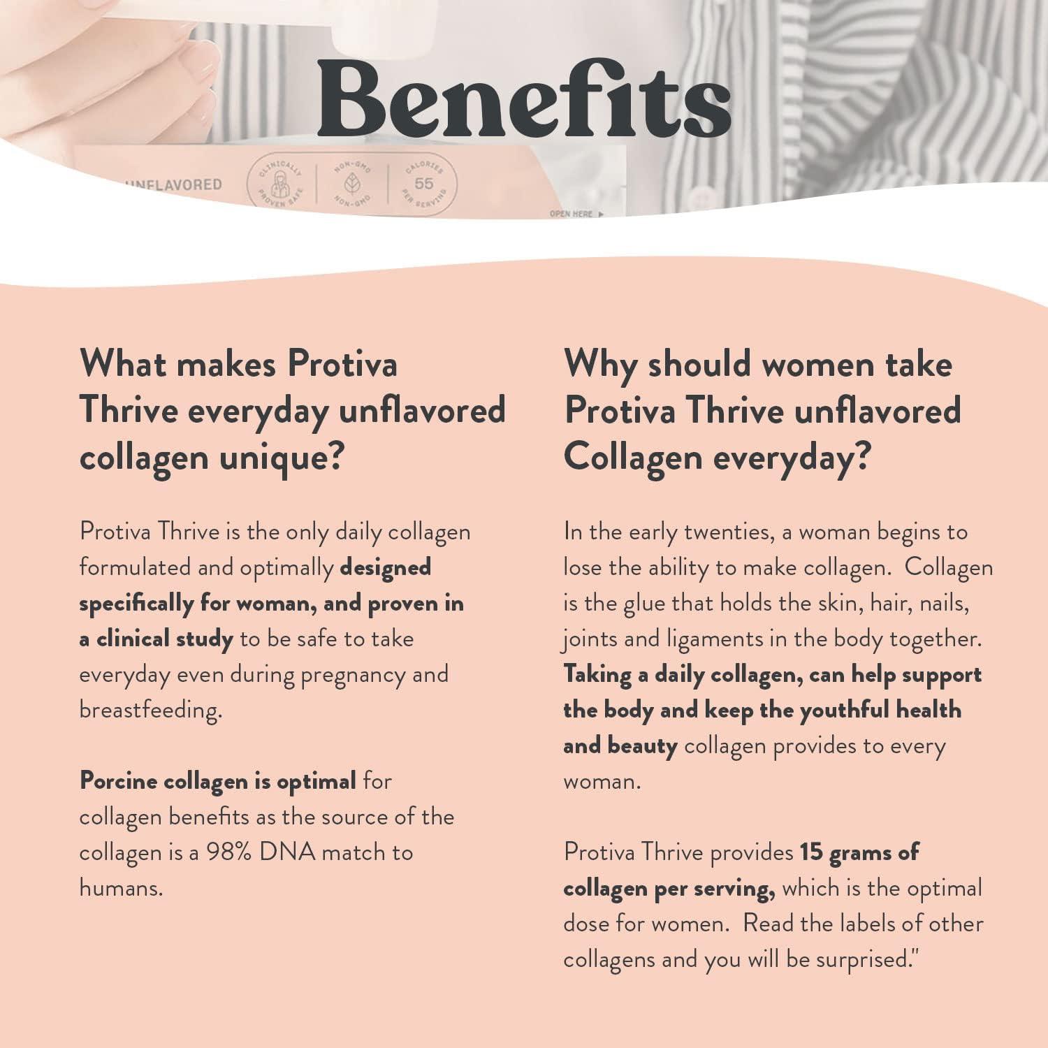 Polvo de Colágeno Protiva para Mujeres - 450 g Sin Sabor