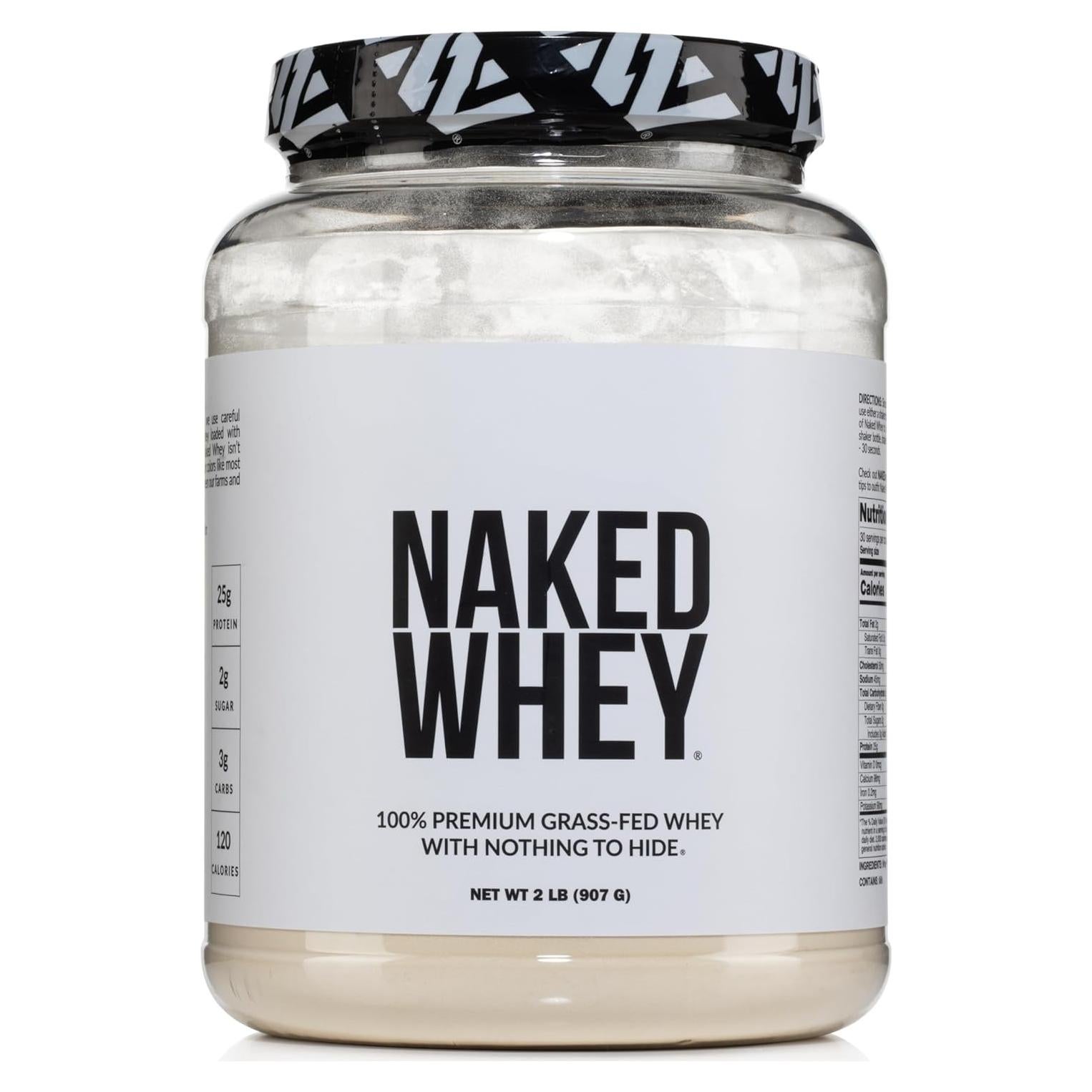 Proteína de Suero Naked 0.91kg 100% Natural Sin Sabor