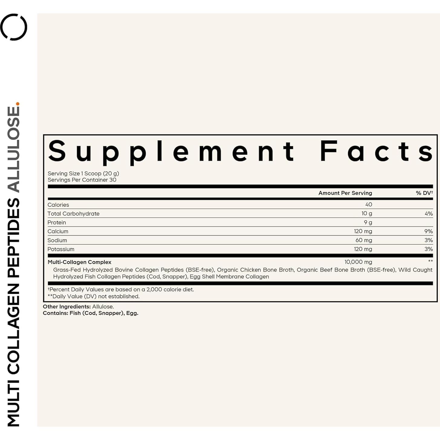 Codeage Multi Colágeno Péptidos en Polvo 30 Porciones