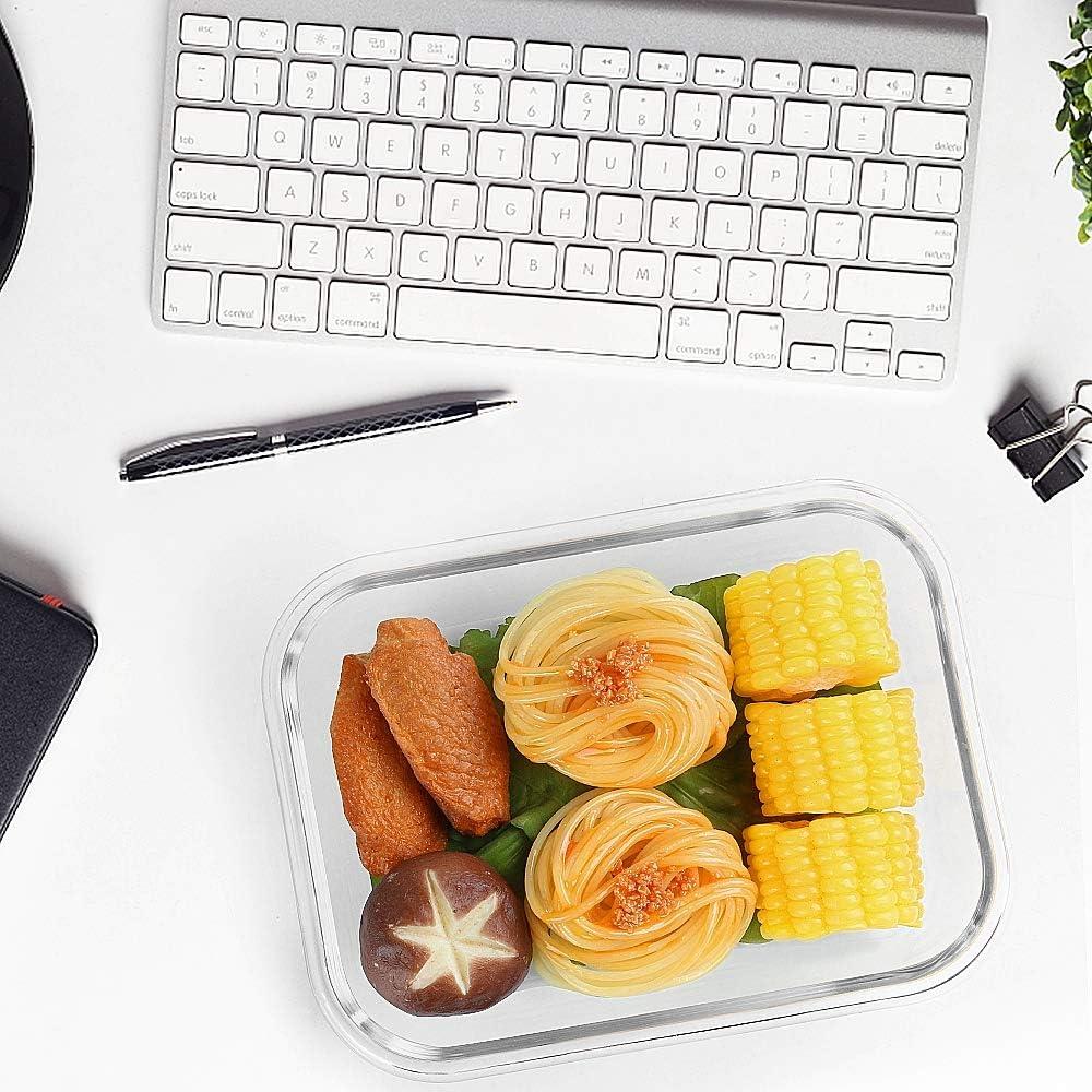 Contenedores de Vidrio para Preparación de Comidas M MCIRCO 10-Pack 625ml