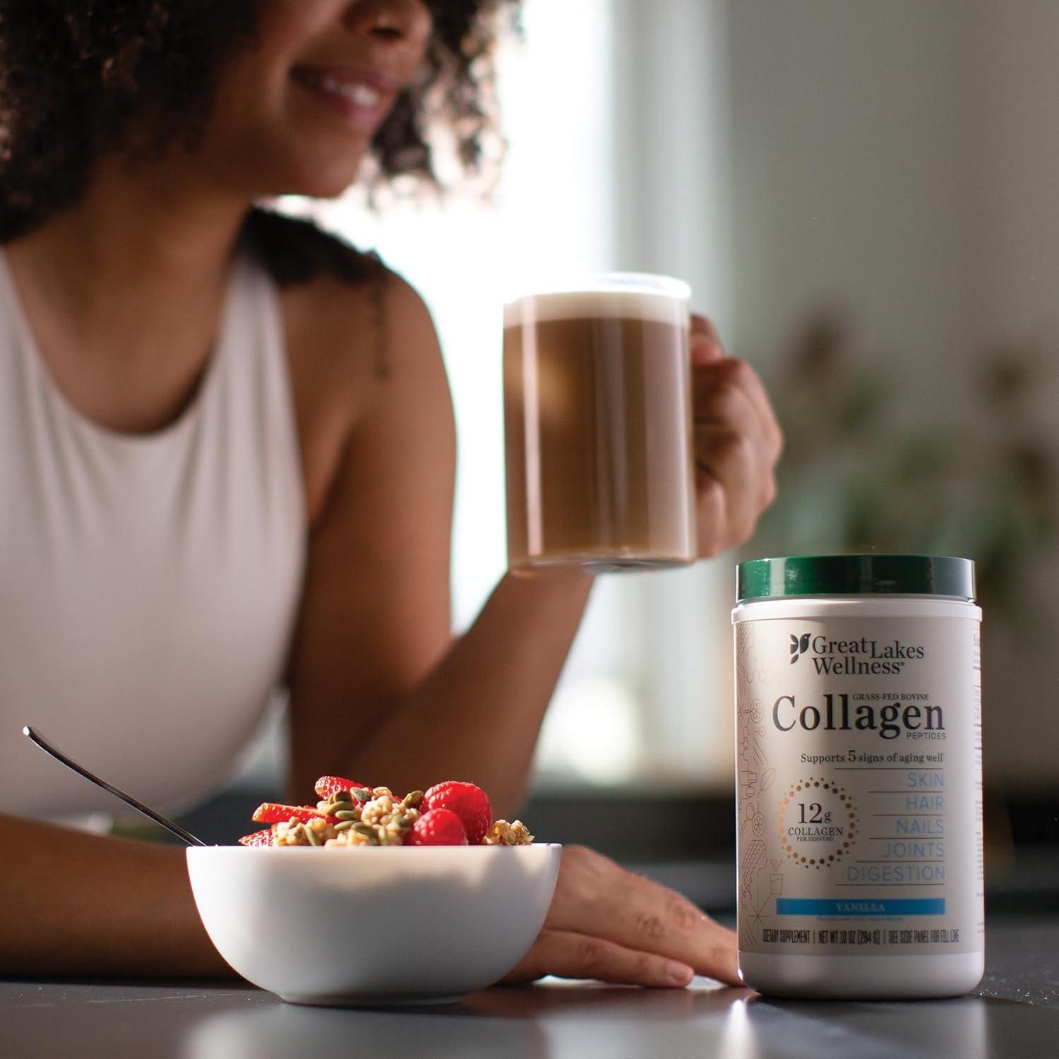 Polvo de Péptidos de Colágeno Great Lakes 283.5g Vainilla