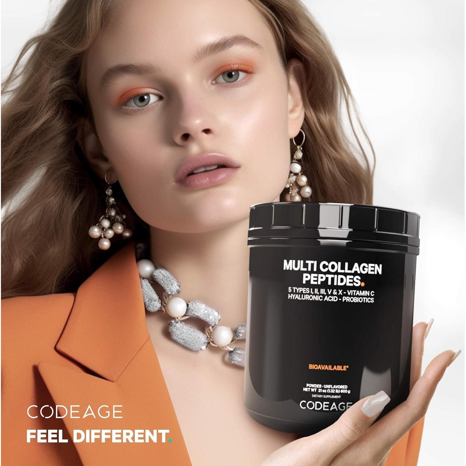 Codeage Colágeno Múltiple en Polvo 595g + Probioticos