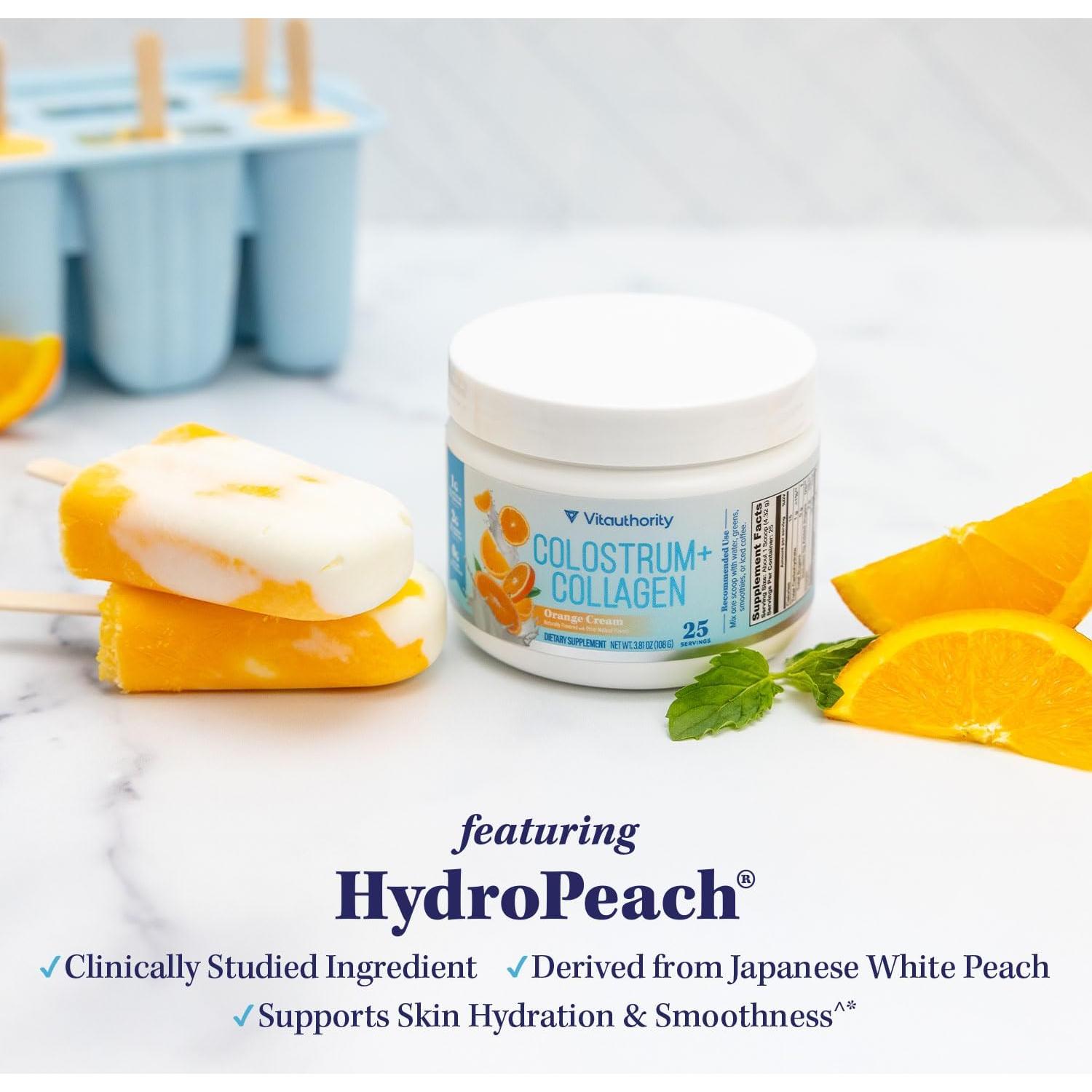 Colostrum Colágeno Hidrolizado Vitauthority 1g Colostro 2g Péptidos