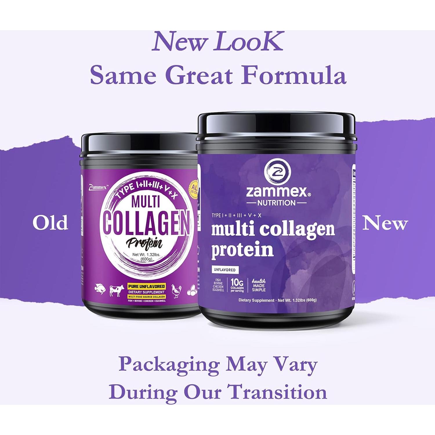 Zammex Polvo de Colágeno Hidrolizado 60 Porciones 10g