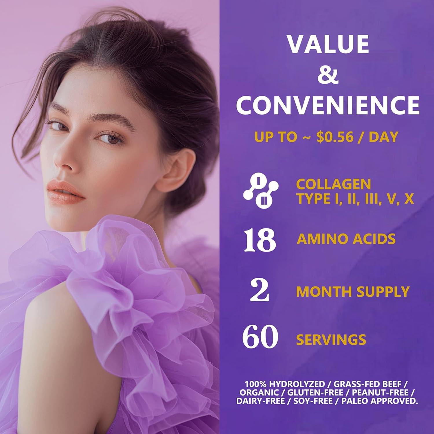 Zammex Polvo de Colágeno Hidrolizado 60 Porciones 10g