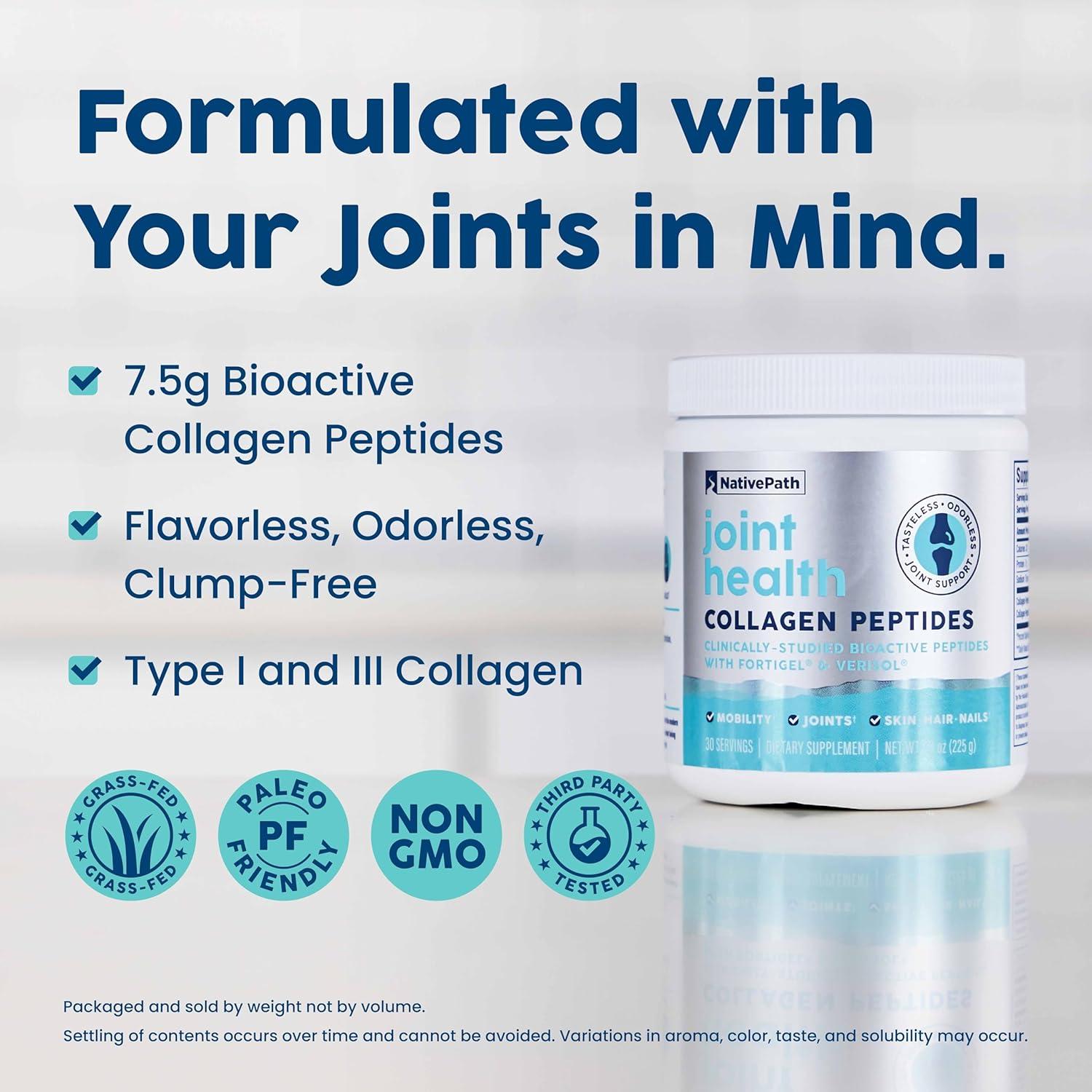 Colágeno Avanzado NativePath Tipo 1 y 3, 30 Porciones