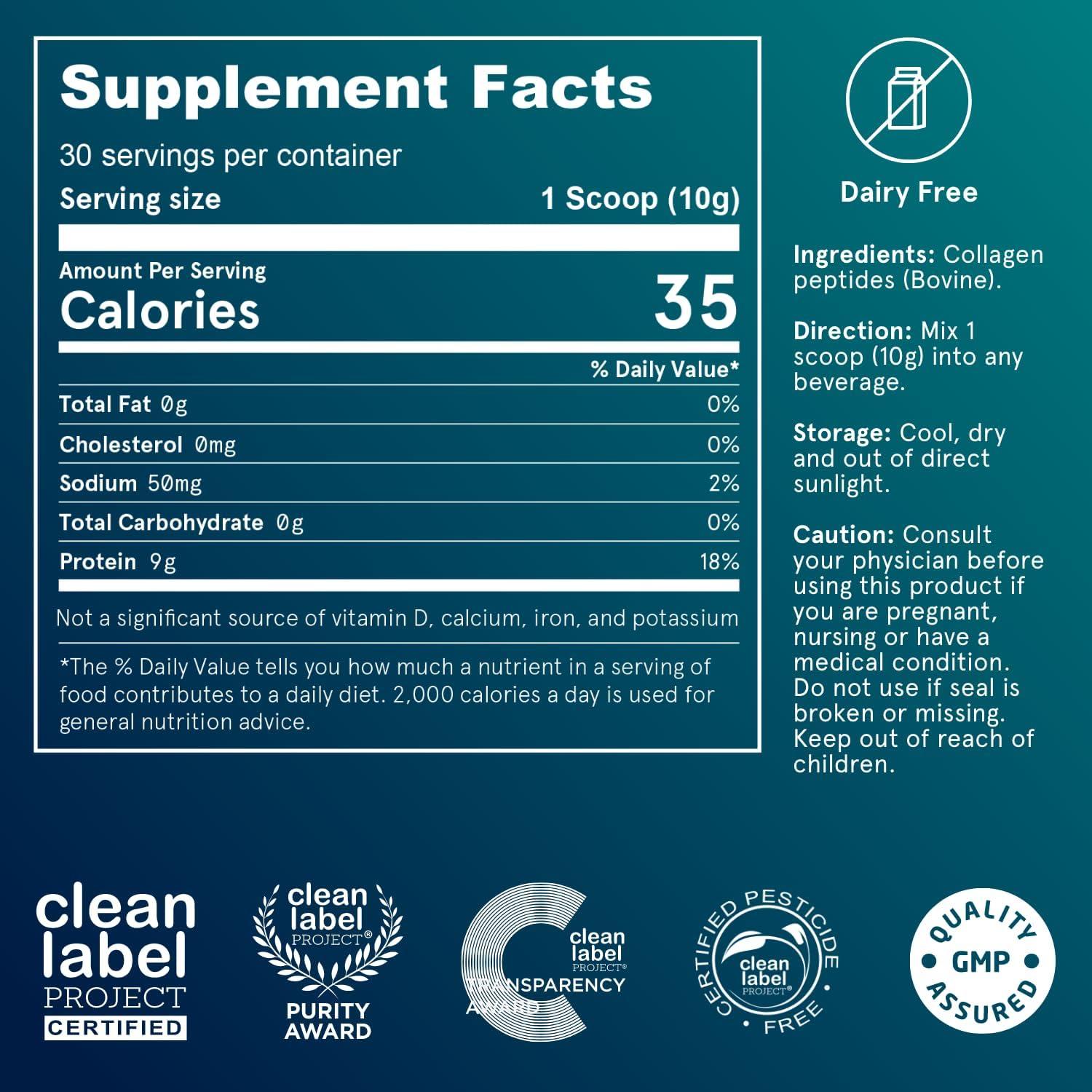 Colágeno Puro en Polvo Puori - 30 Porciones - Sin Sabor