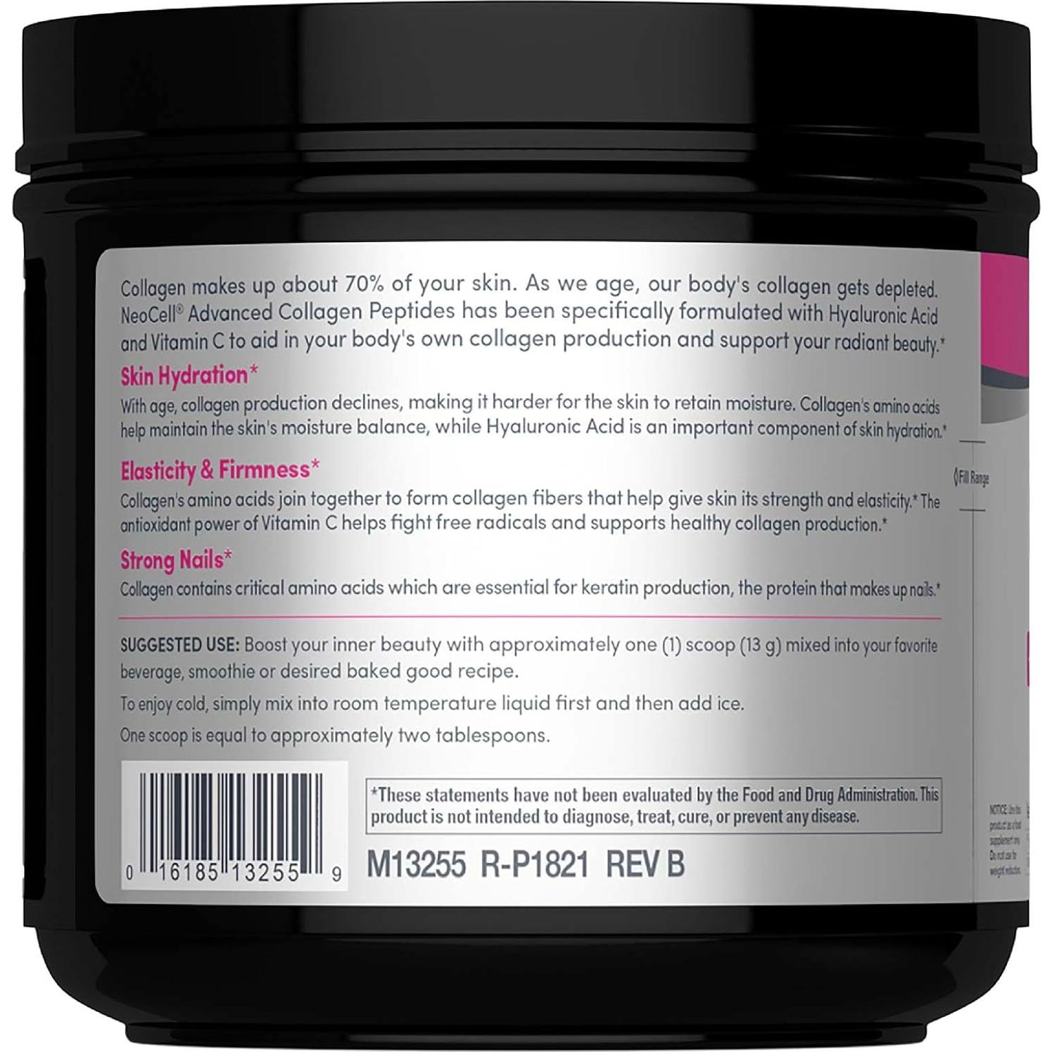 Suplemento de Colágeno NeoCell 388.4 g con Ácido Hialurónico