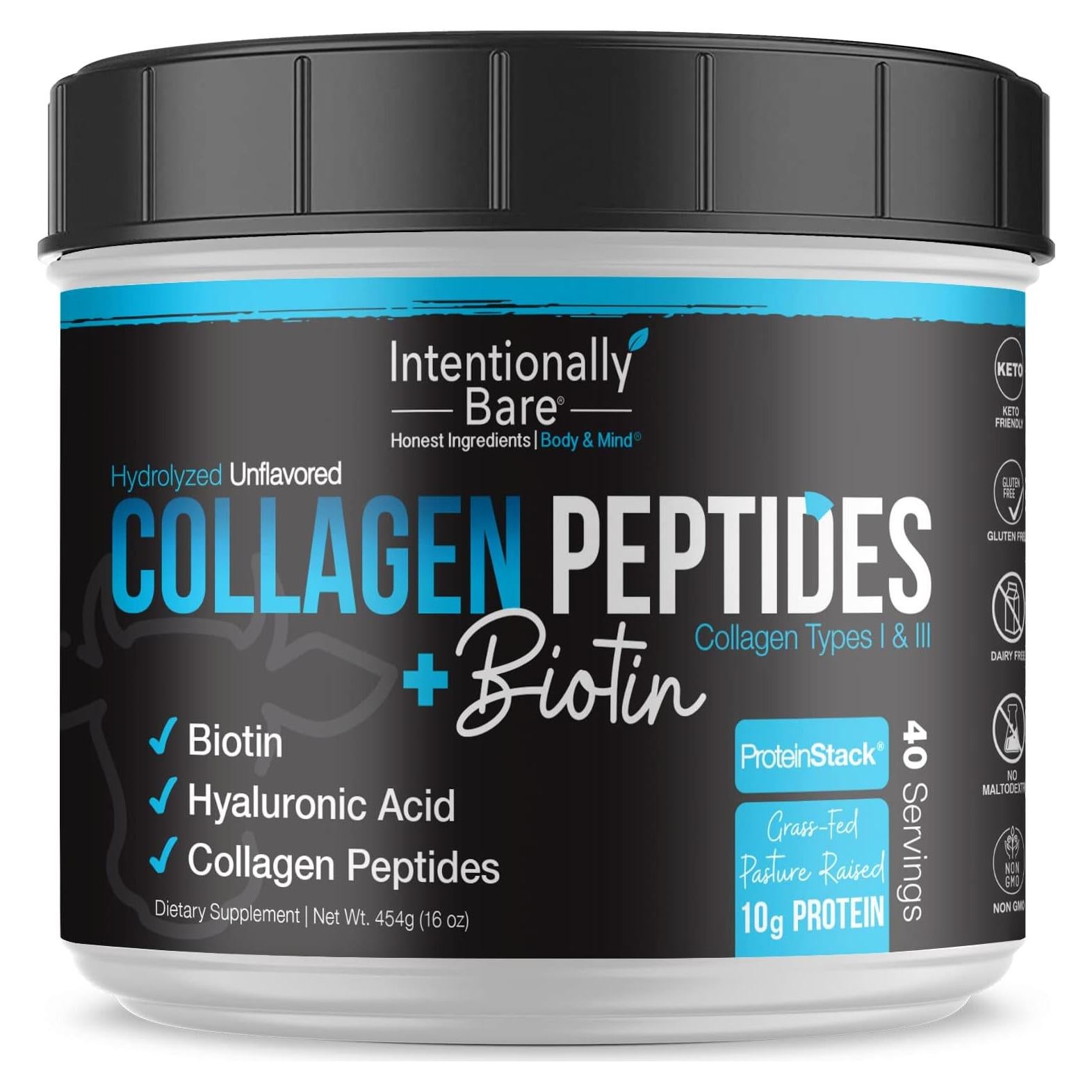 Polvo de colágeno sin sabor Deley Naturals 550g - 40 porciones